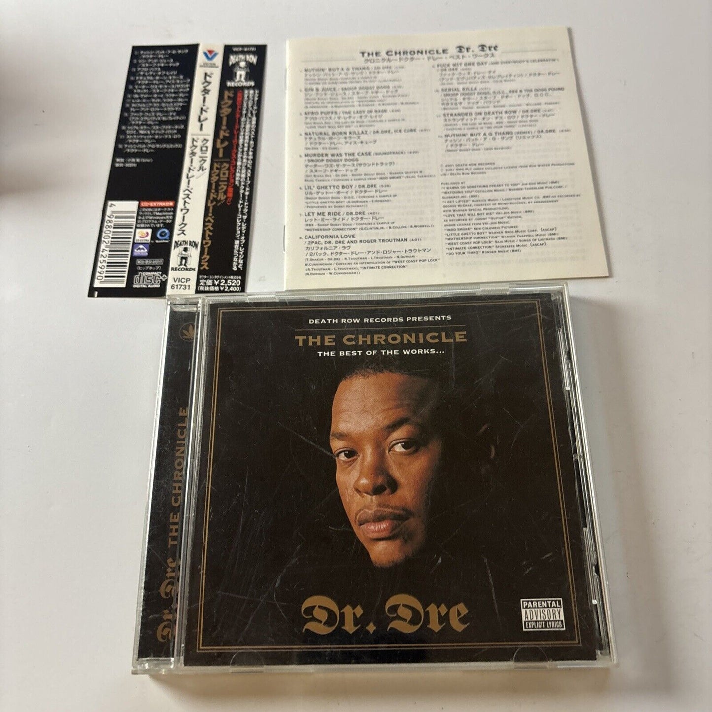 Dr. Dre - The Chronicle: The Best Of The Works (CD, 2001) Japan vicp-61731 Obi