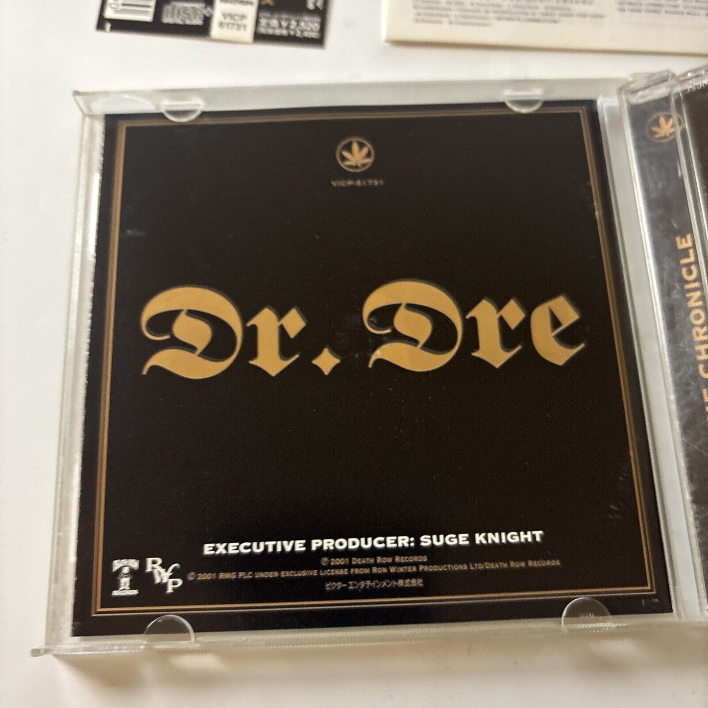Dr. Dre - The Chronicle: The Best Of The Works (CD, 2001) Japan vicp-61731 Obi