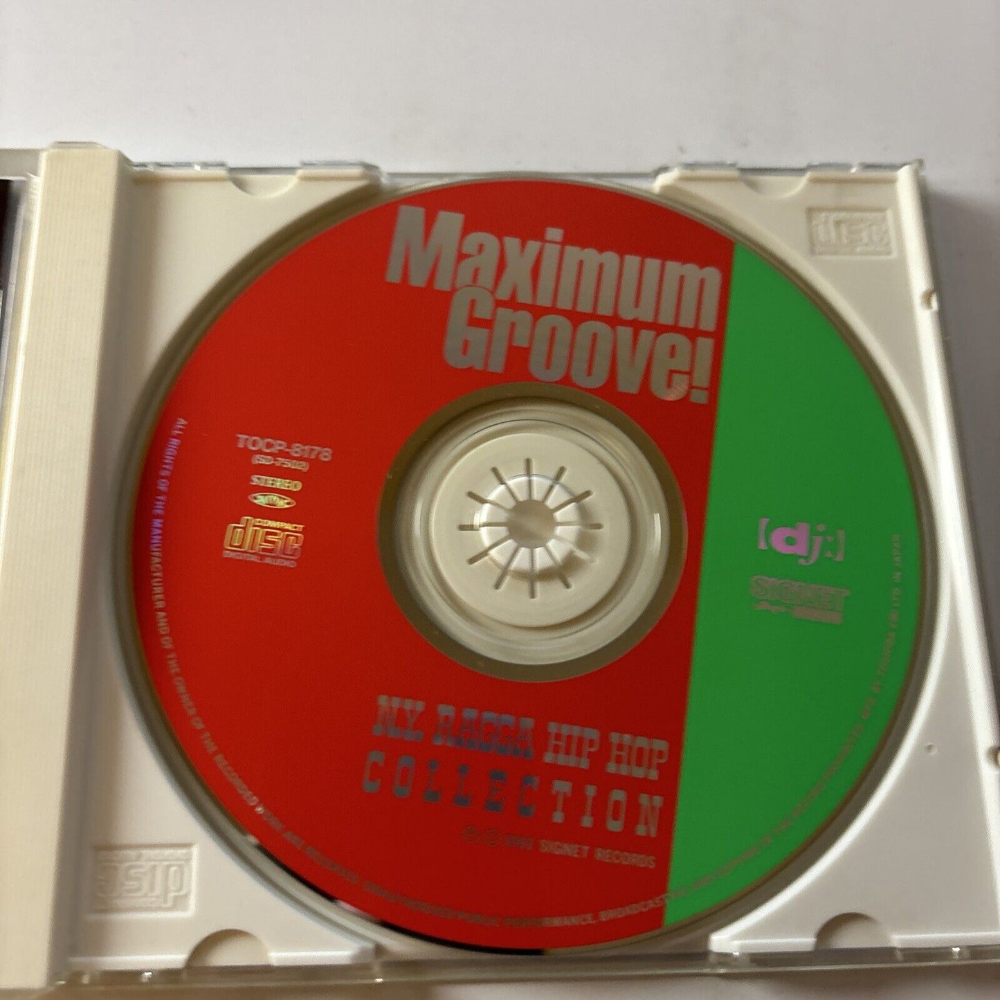 Maximum Groove! NY Ragga Hip Hop Collection (CD, 1994) Japan tocp-8178 Obi