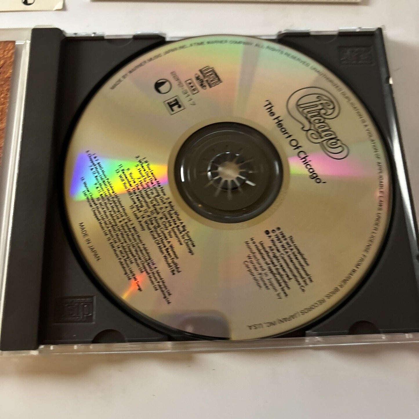 Chicago - The Heart Of Chicago (CD, 1989) Japan 22p2-3117 Obi
