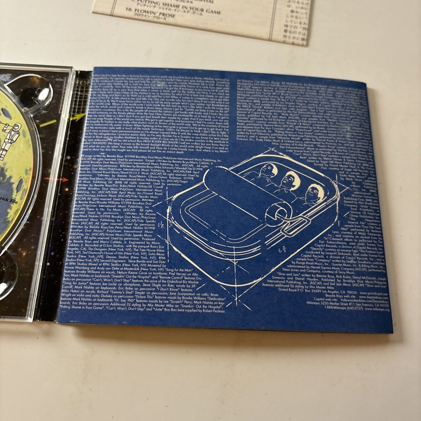 Beastie Boys - Hello Nasty (CD, 1998) Japan & tocp-50600 Capitol Records
