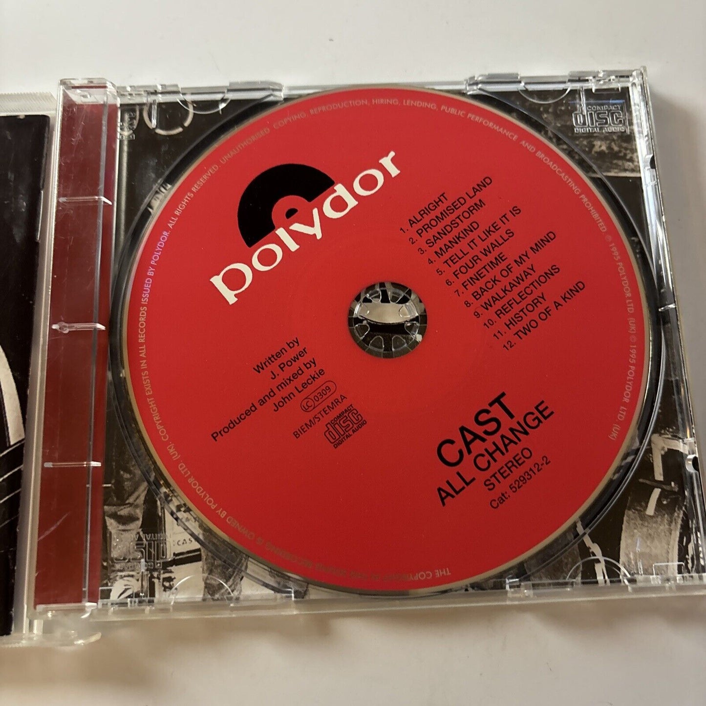 Cast - All Change (CD, 1995) UK Polydor 529312-2