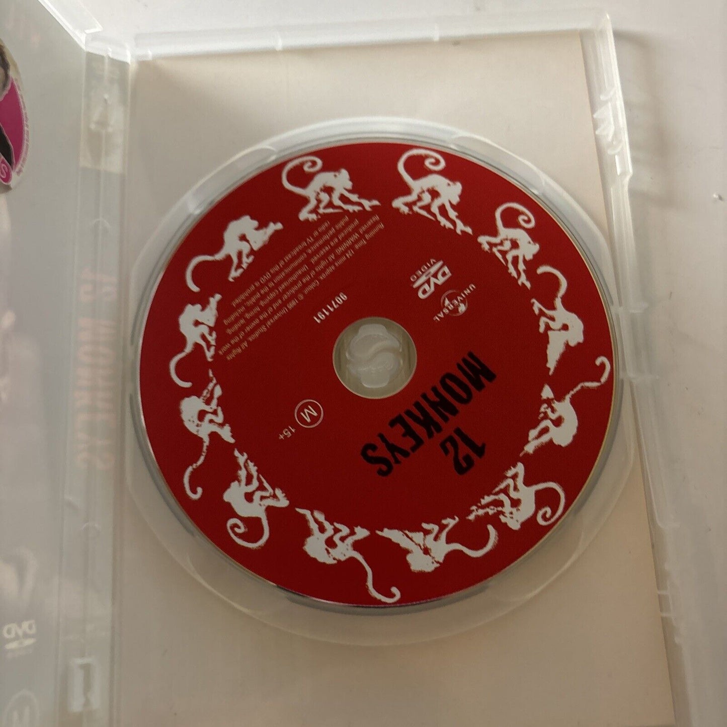 12 Monkeys (DVD, 1995) Brad Pitt, Bruce Willis Region 4 &2