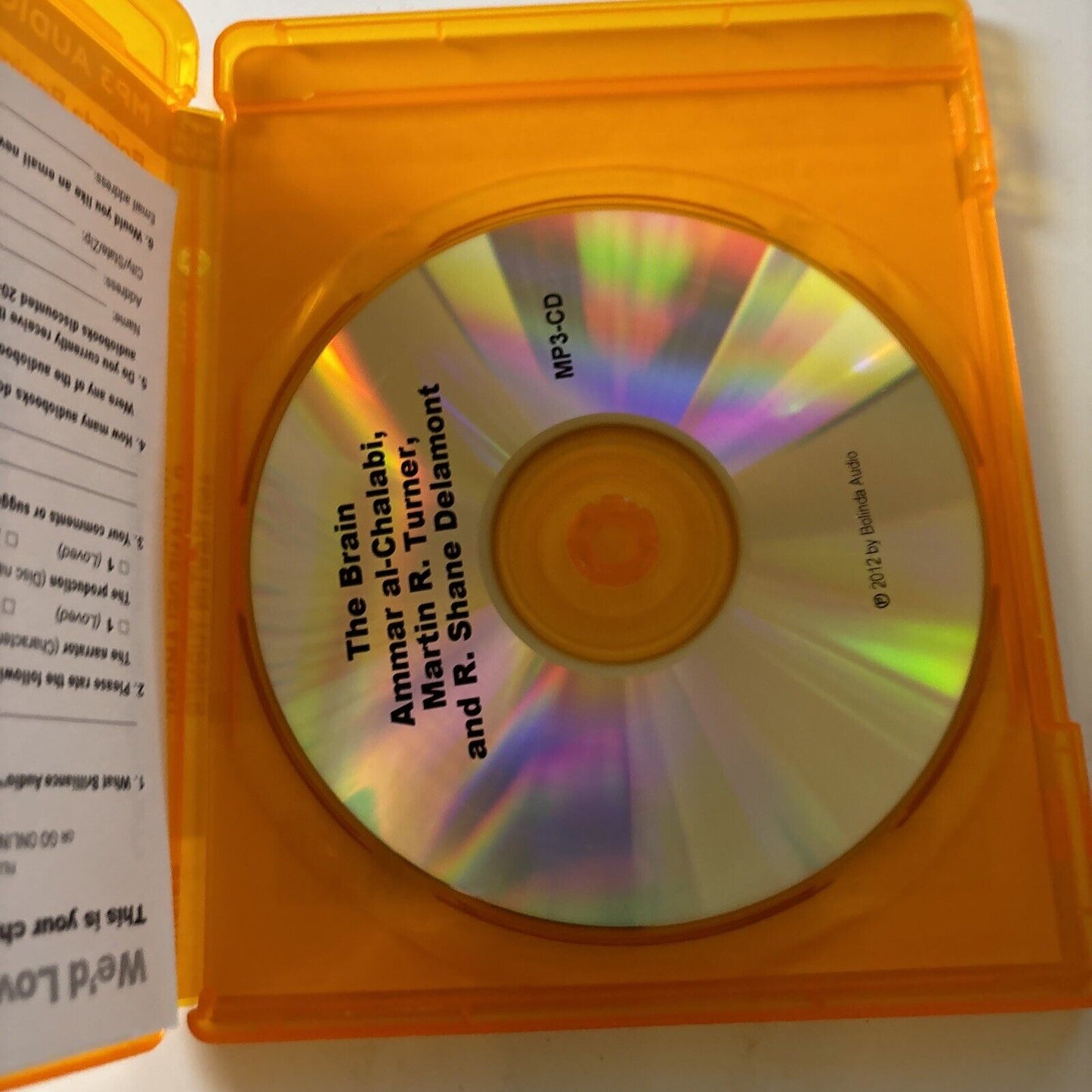 The Brain By Ammar Al-Chalabi, R. Shane Delamont Audio CD MP3