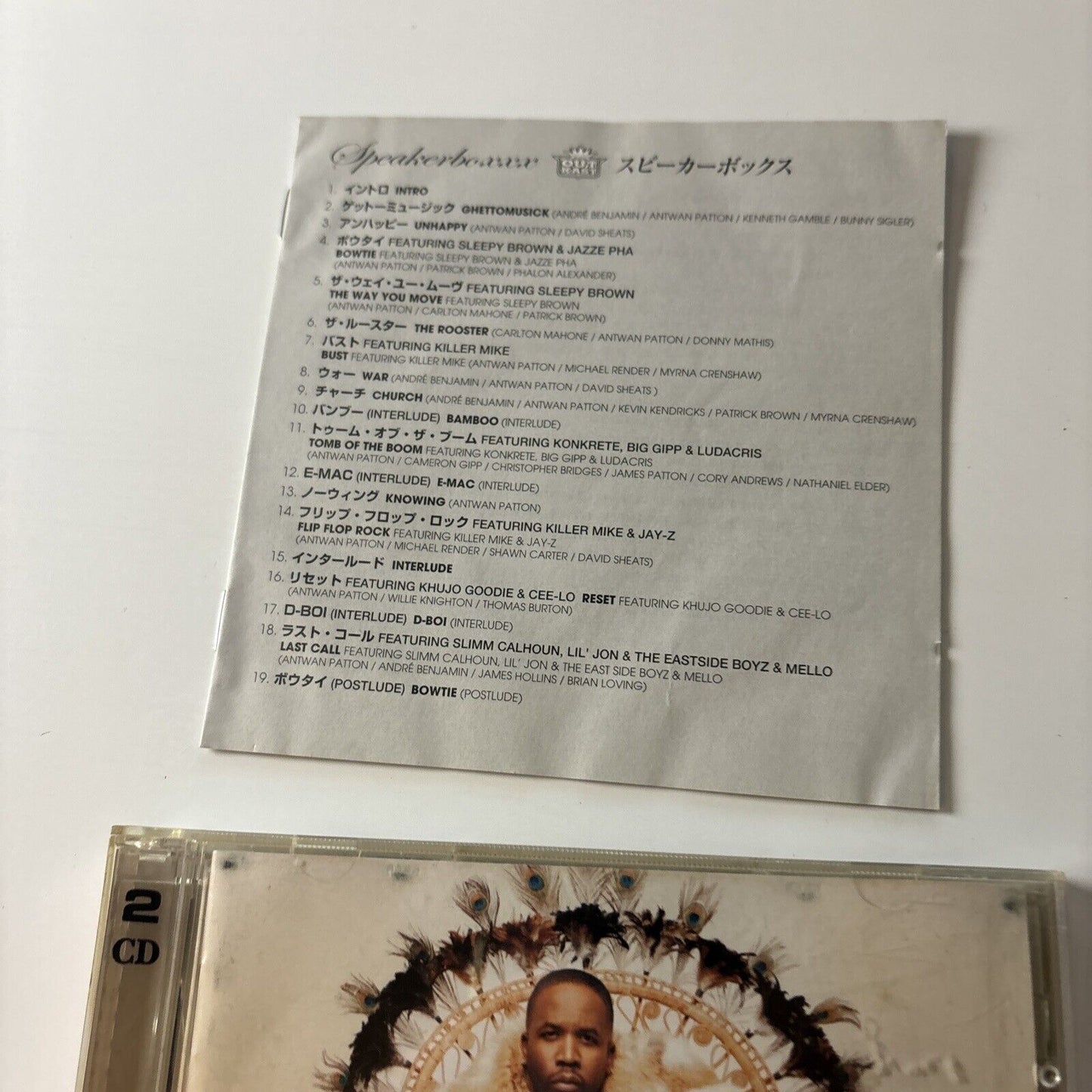 Outkast - Speakerboxxx / The Love Below (CD, 2003) Japan BVCP-28006-07