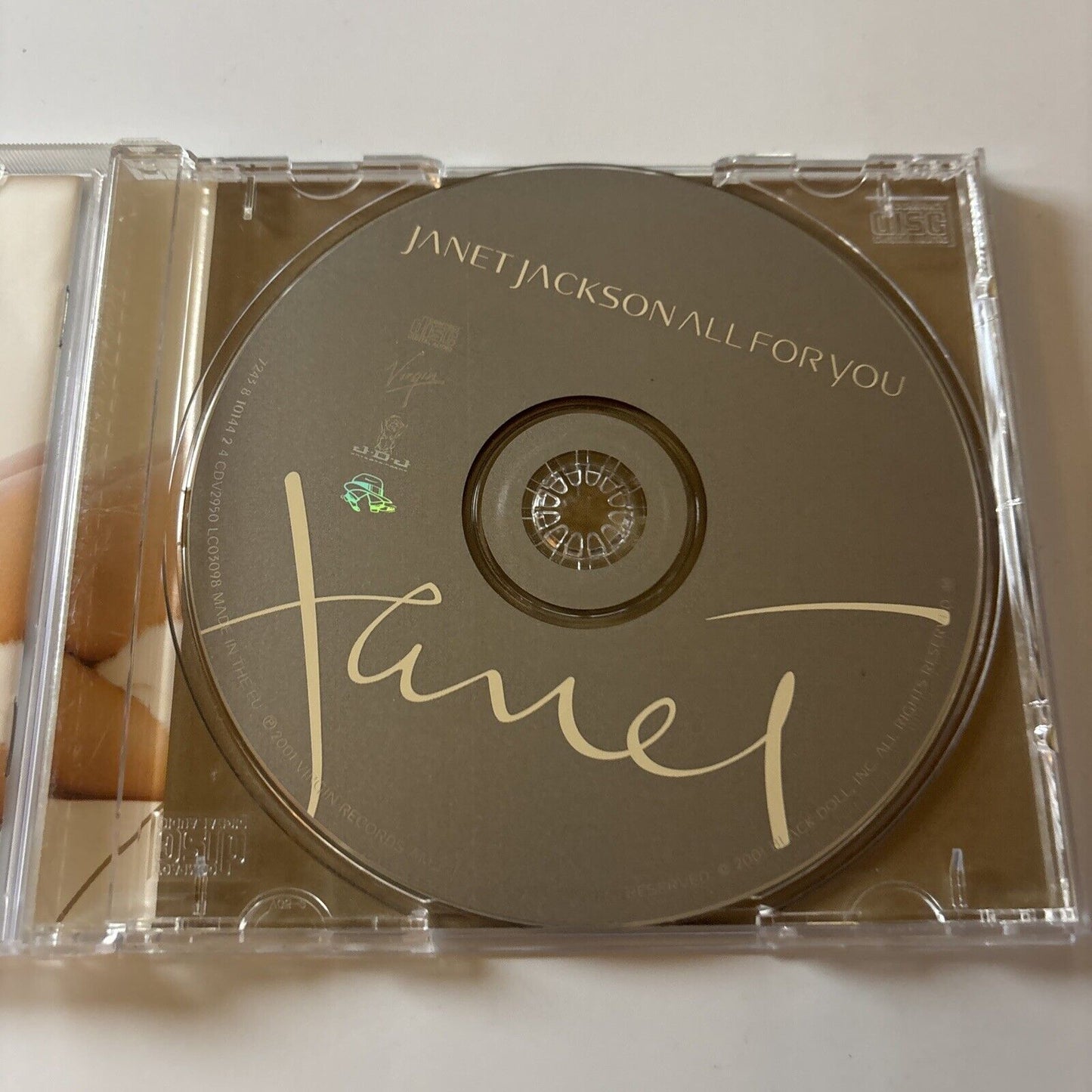 Janet - All For You (CD, 2001) USA & catalog 1209366