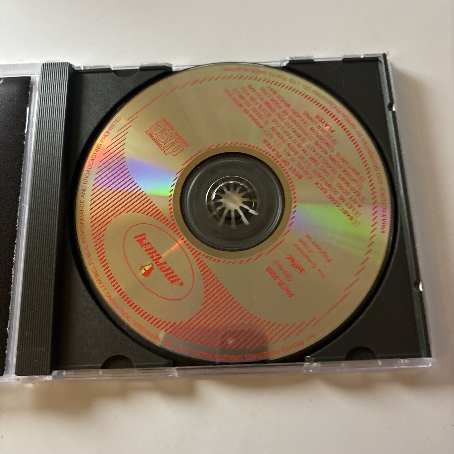 Mercury Player - Best Of Player (CD, 1994) Japan PHCR-2088