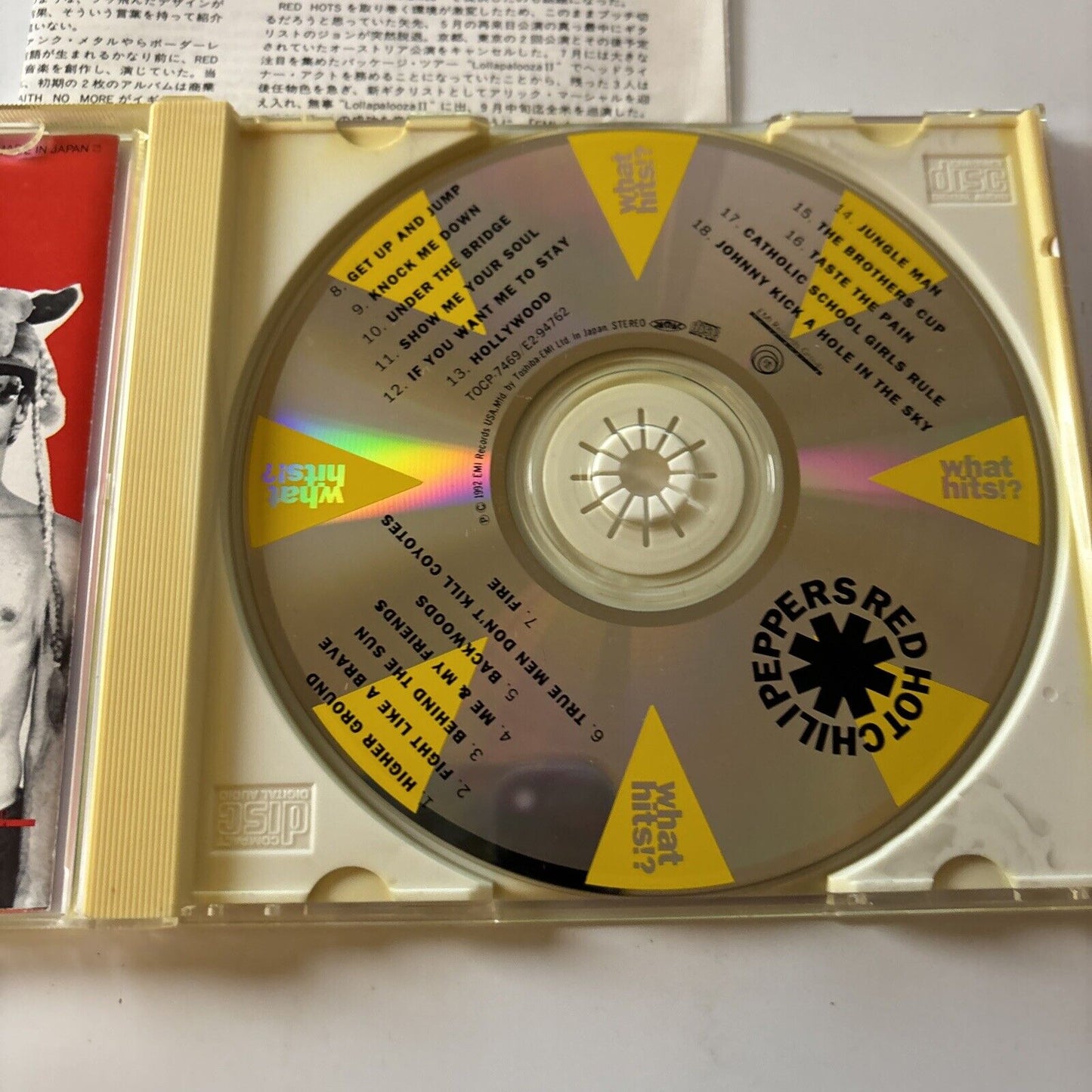 Red Hot Chili Peppers - What Hits!? (CD, 1992) Japan TOCP-7469