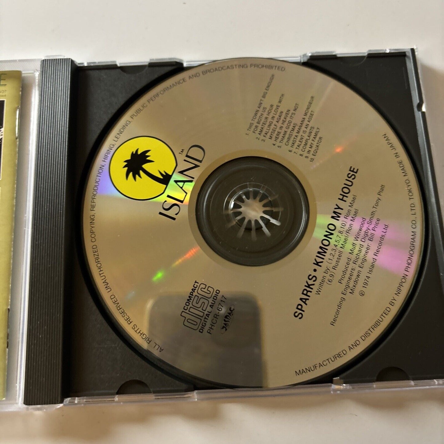 Sparks - Kimono My House (CD, 1993) Japan PHCR-6717