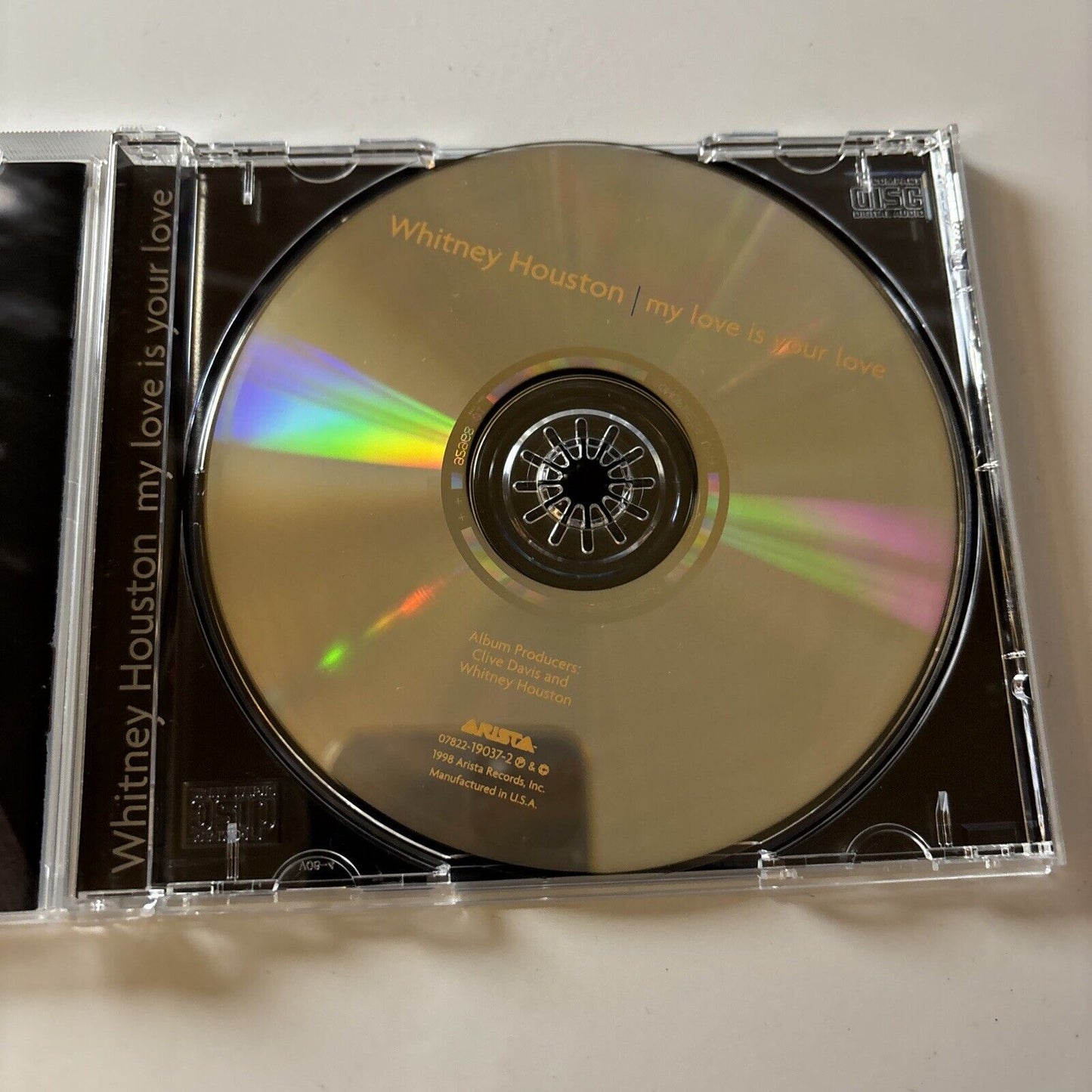 Whitney Houston - My Love Is Your Love (CD, 1998) USA Arista 1161510