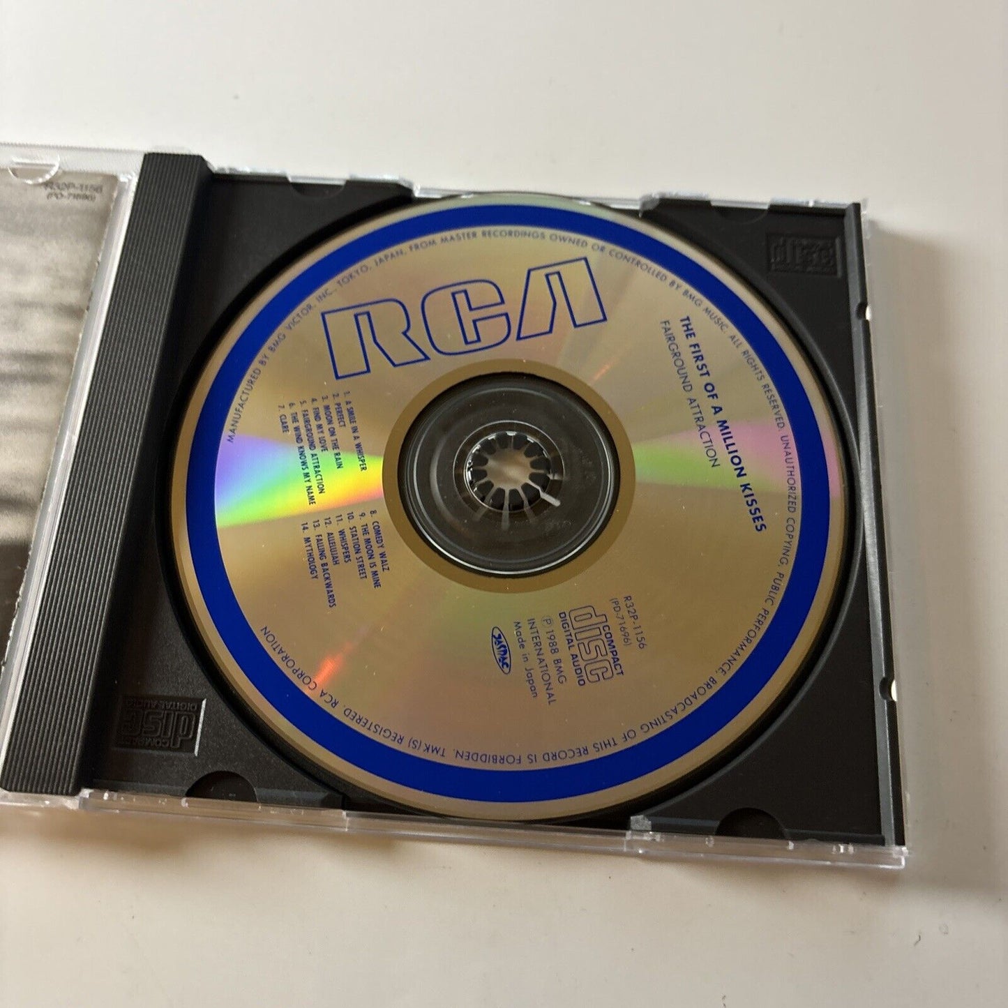 Fairground Attraction - The First Of A Million Kisses (CD, 1988) Japan r32p-1156