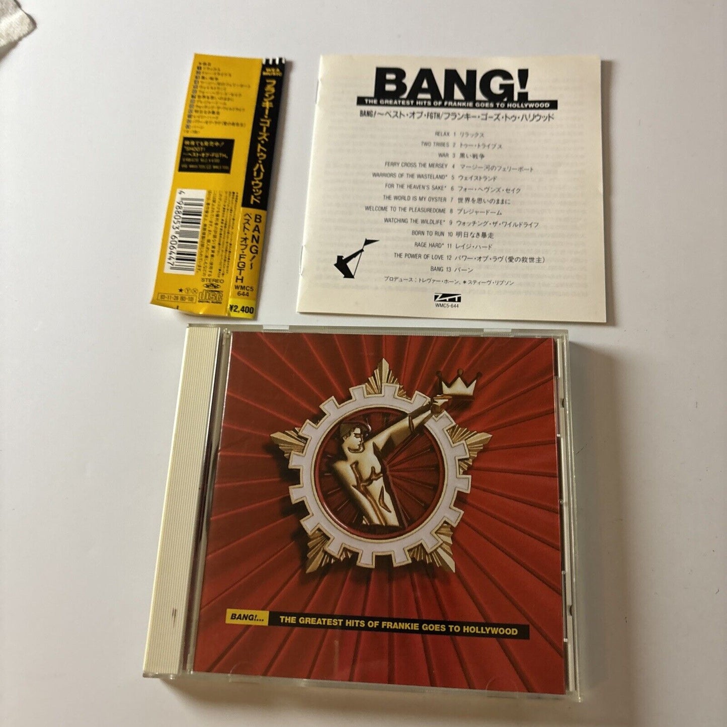 Frankie Goes To Hollywood - Bang! The Greatest Hits (CD 1993) Japan wmc5-644 Obi