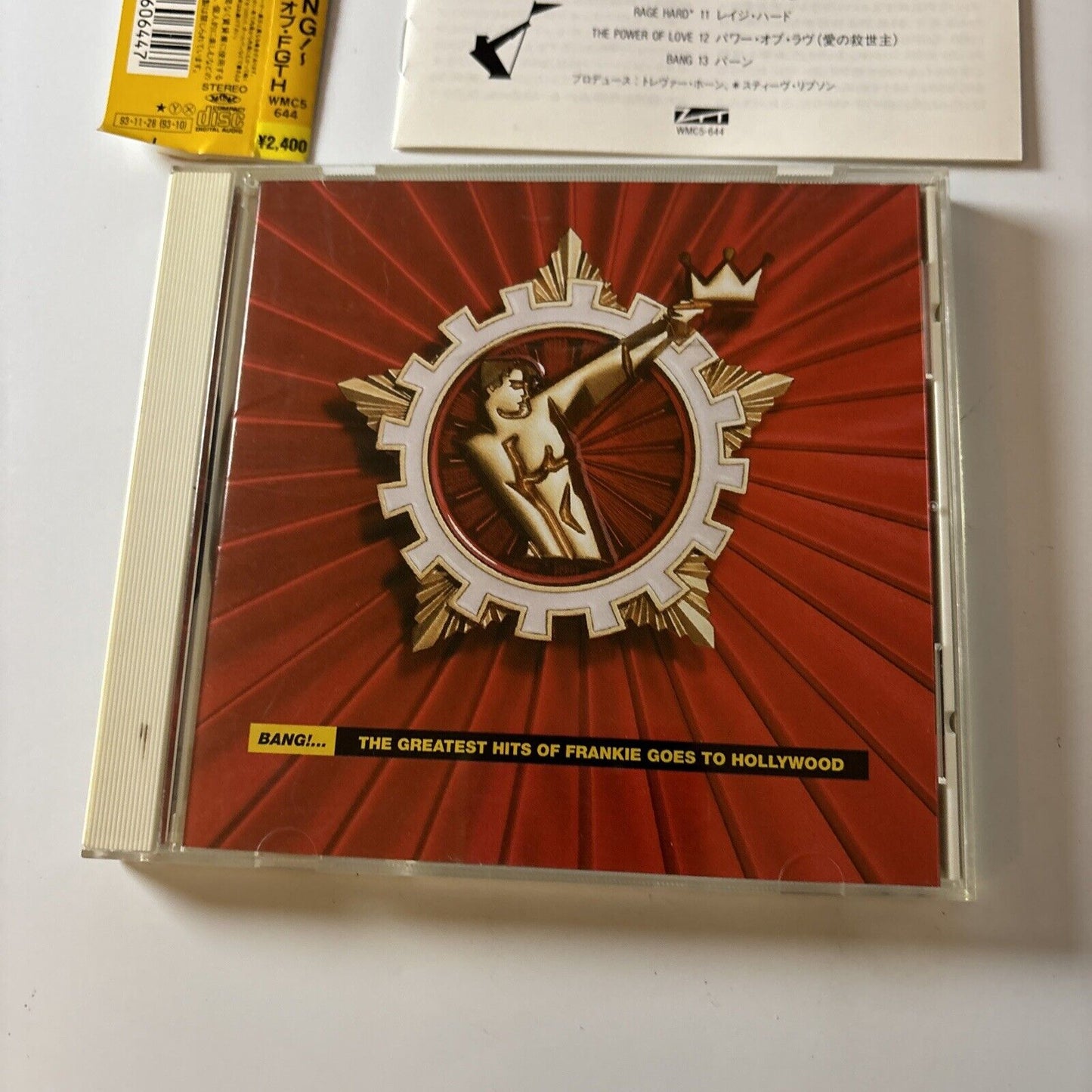 Frankie Goes To Hollywood - Bang! The Greatest Hits (CD 1993) Japan wmc5-644 Obi