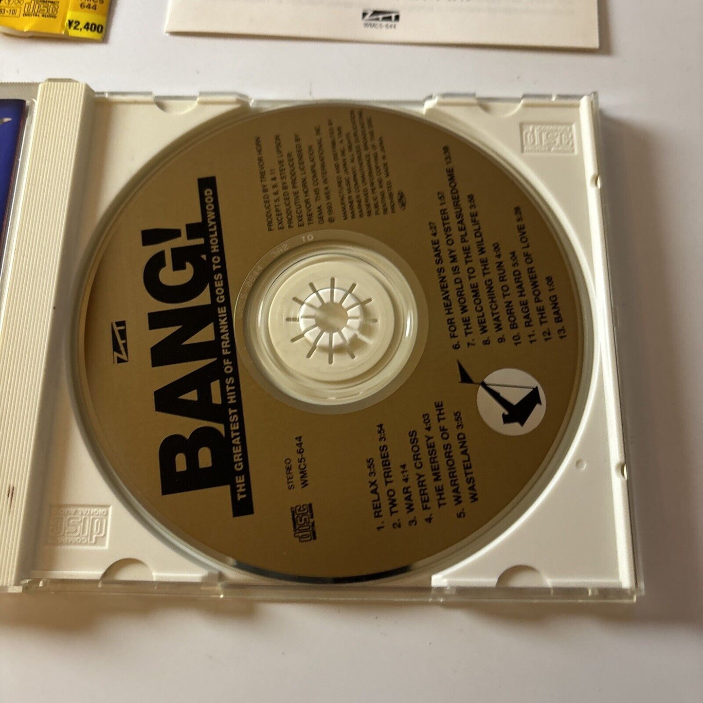 Frankie Goes To Hollywood - Bang! The Greatest Hits (CD 1993) Japan wmc5-644 Obi