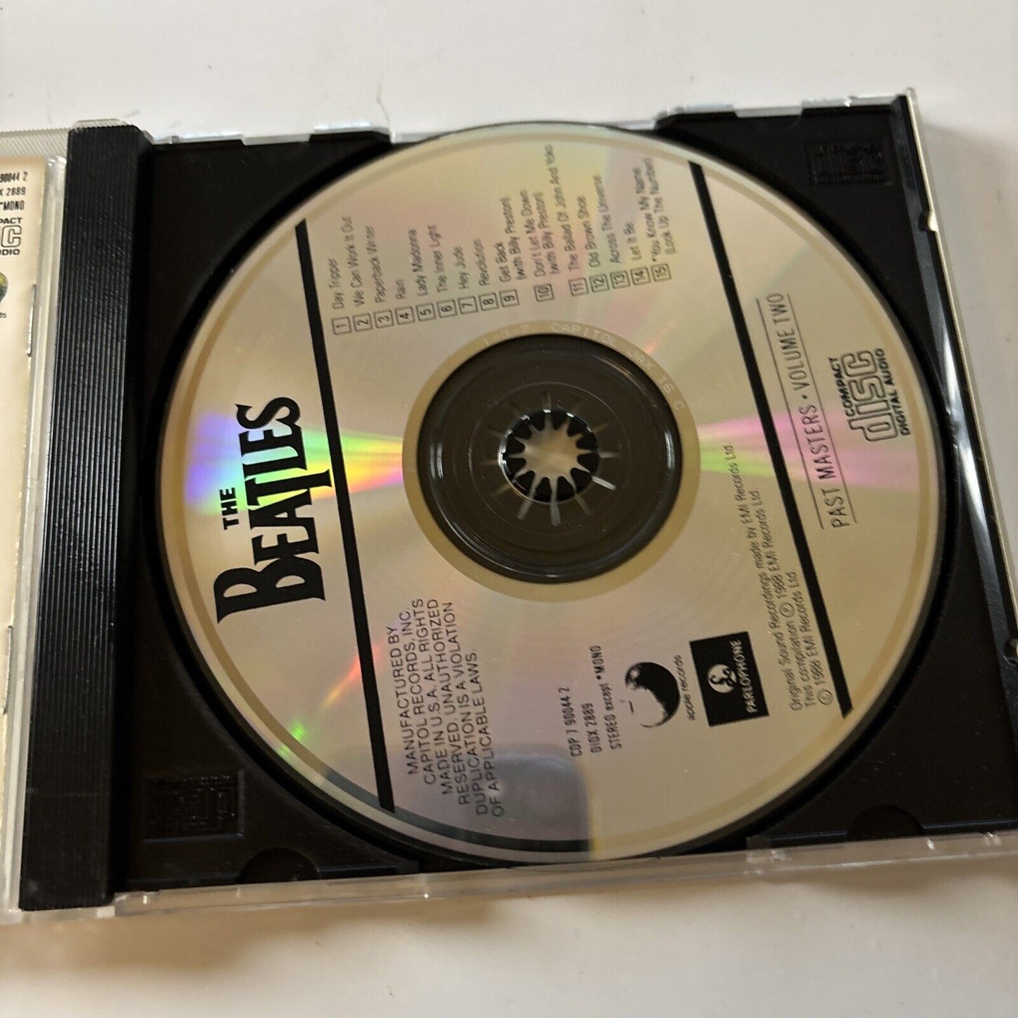 The Beatles - Past Masters Volume Two (CD, 1988) UK & CDP 7 90044 2