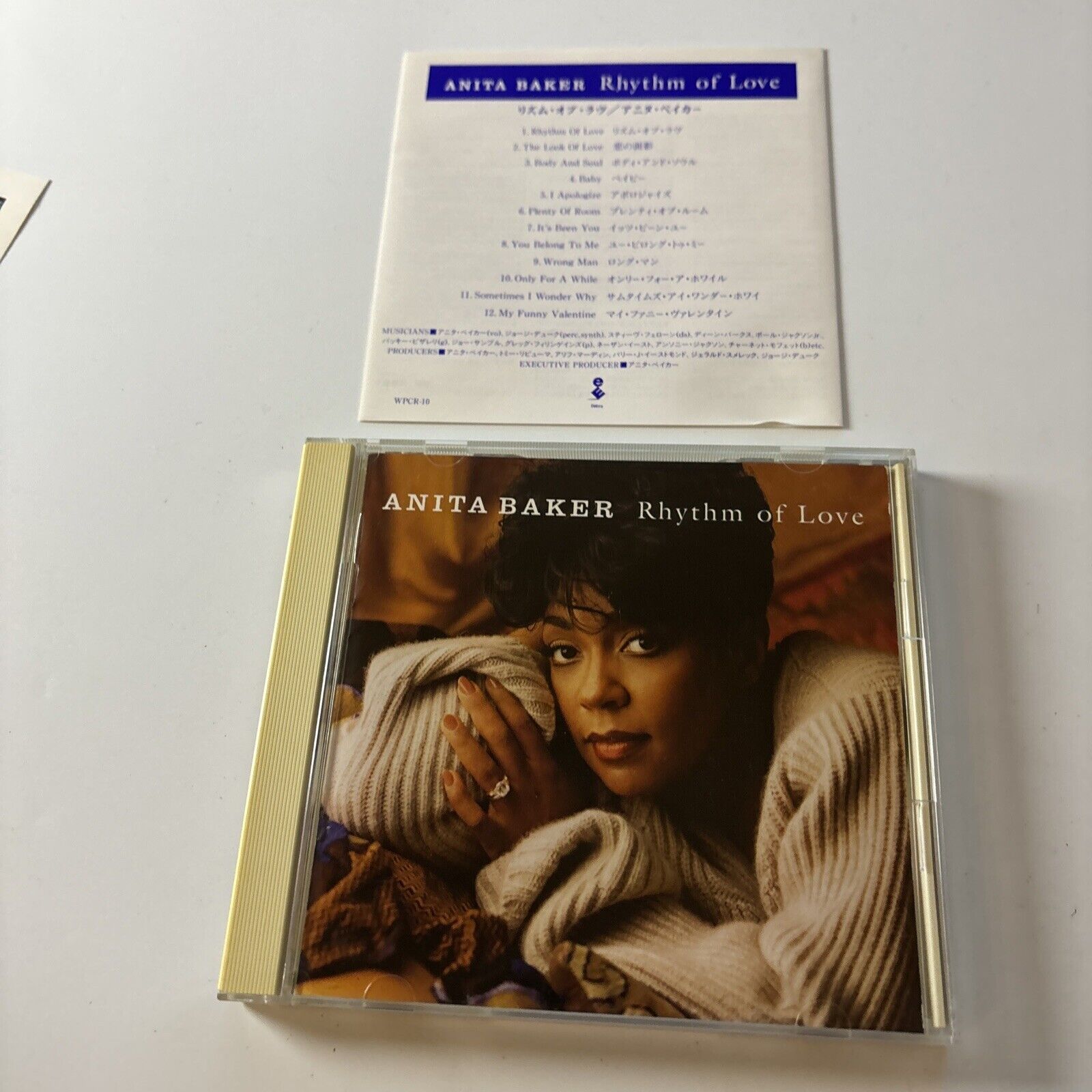 Anita Baker - Rhythm Of Love (CD, 1994) Japan wpcr-10 – Retro Unit