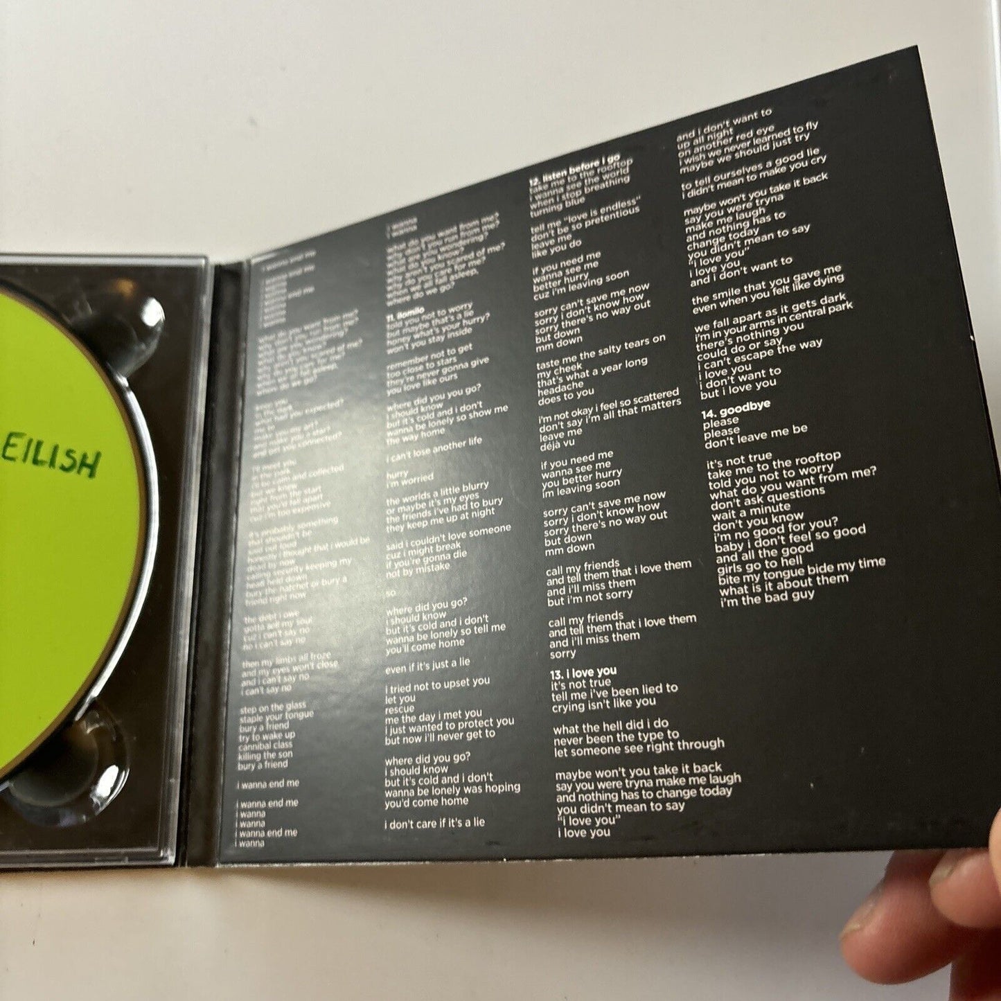 Billie Eilish - When We All Fall Asleep, Where Do We Go? (CD, 2019) 13609729