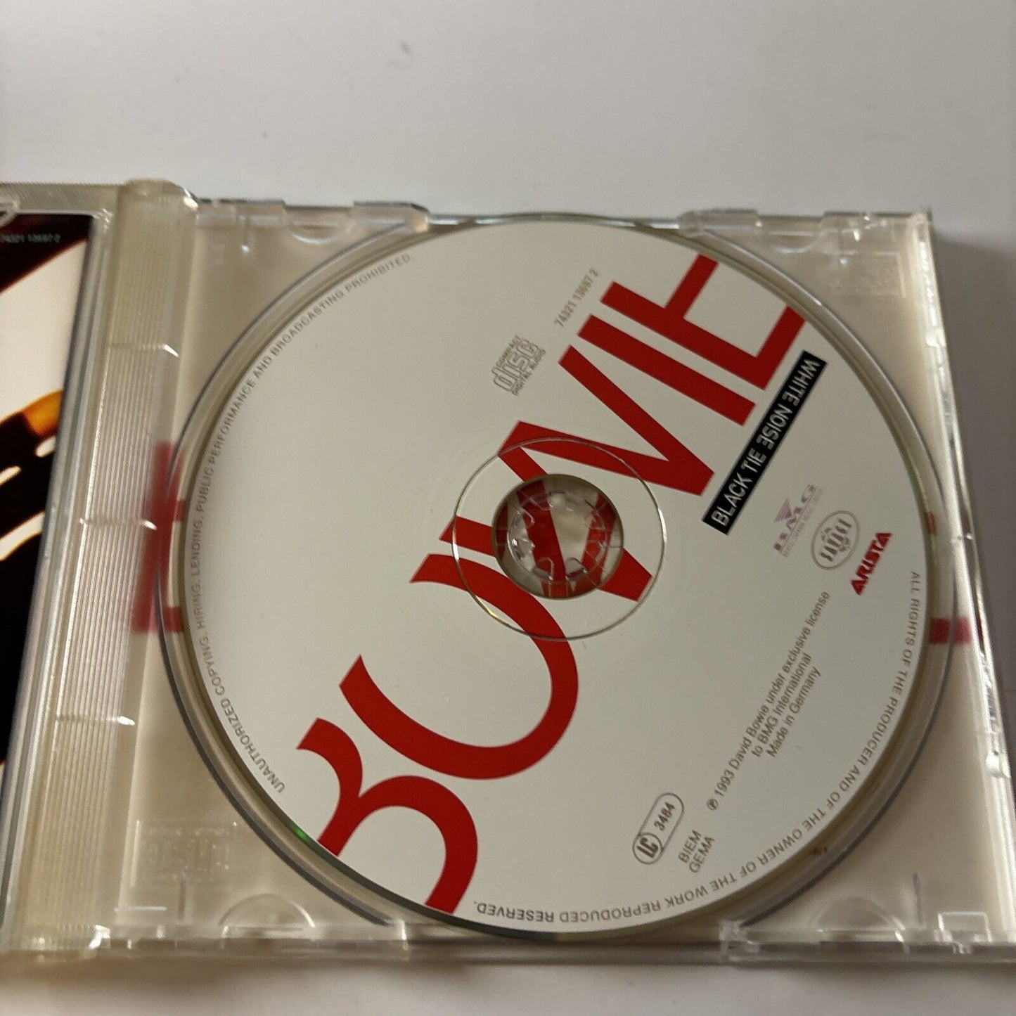 David Bowie - Black Tie White Noise (CD, 1993) Savage Records