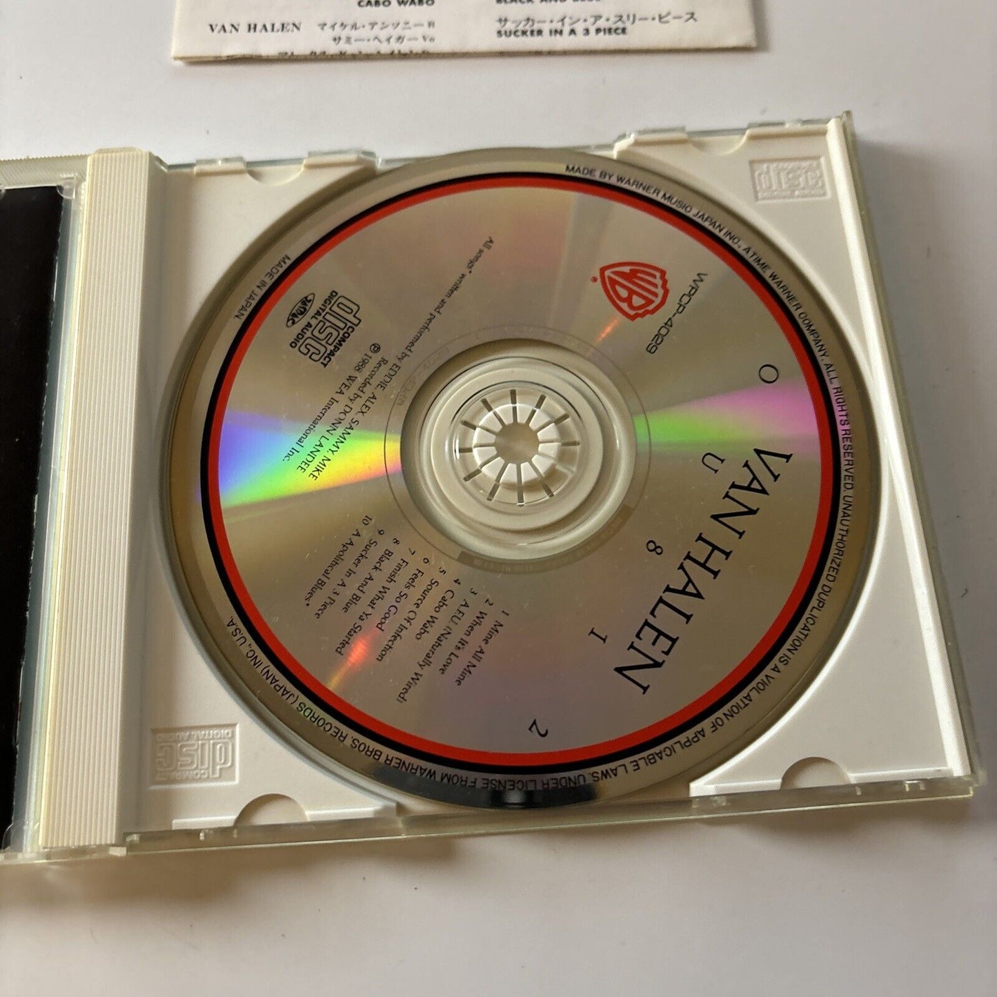 Van Halen - OU812 (CD, 1994) Japan wpcp-4029 Warner Bros. Records