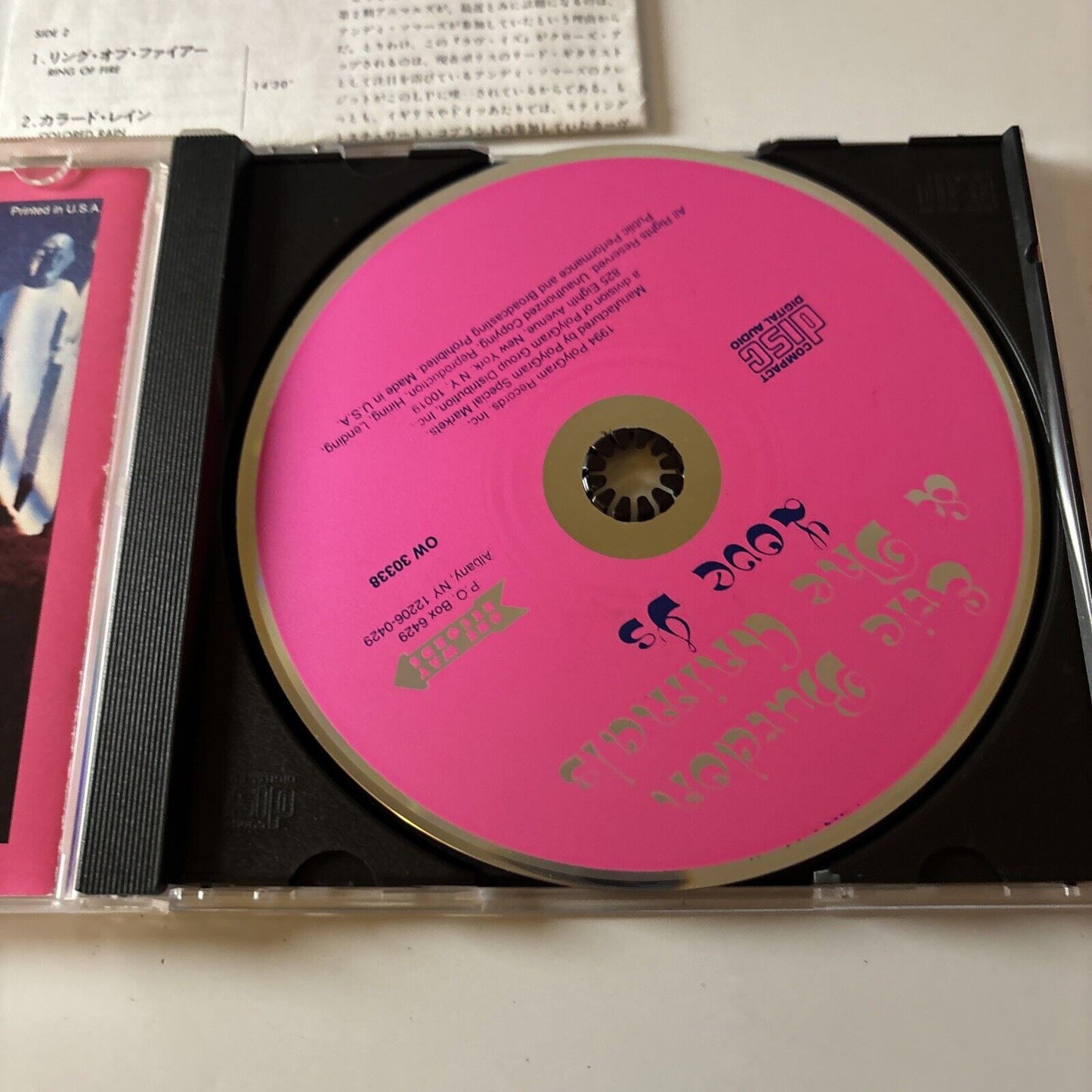 Eric Burdon & The Animals - Love Is (CD, 1994) Japan & ow-30338