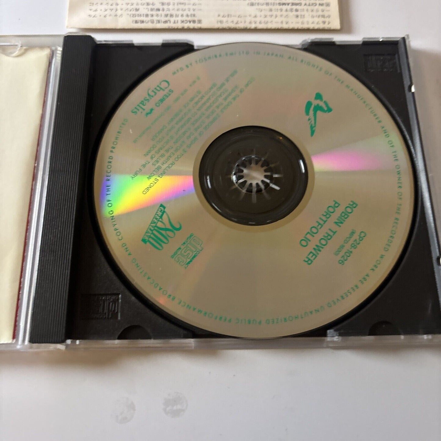 Robin Trower - The Robin Trower Portfolio (CD, 1988) Japan CP28-1026