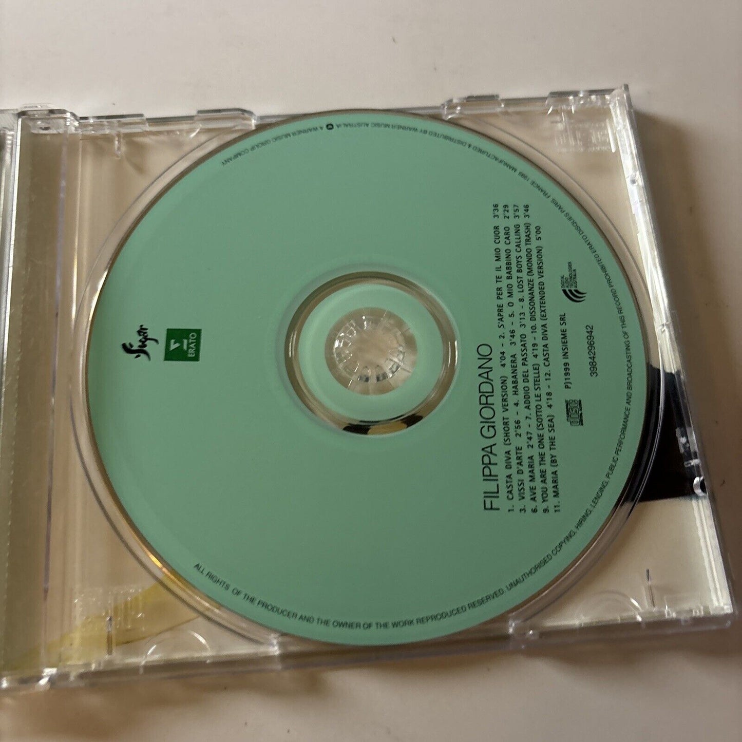 Filippa Giordano - Filippa Giordano (CD, 1999) Australia & Warner Music