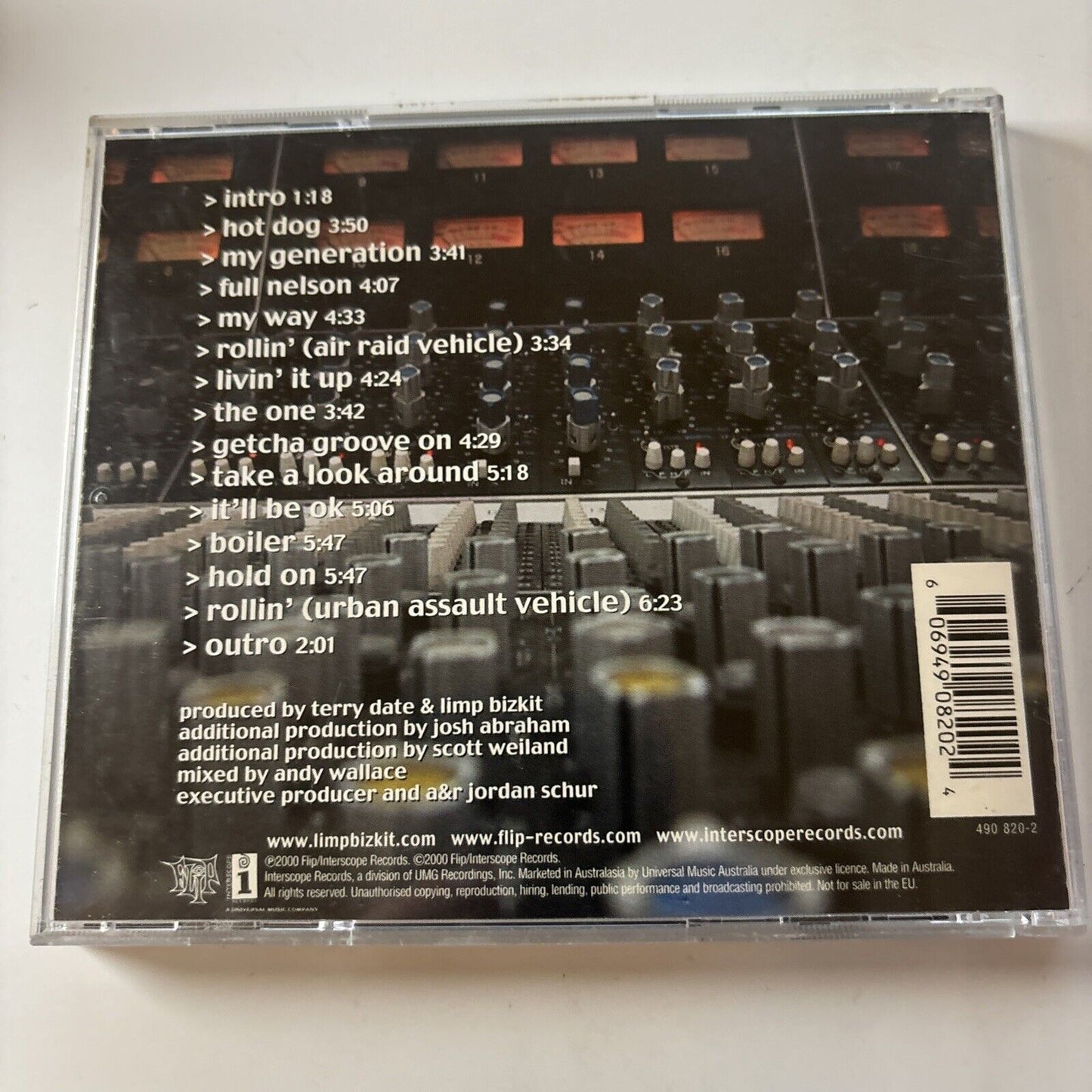 Limp Bizkit - Chocolate Starfish And The Hot Dog Flavored Water (CD, 2000)