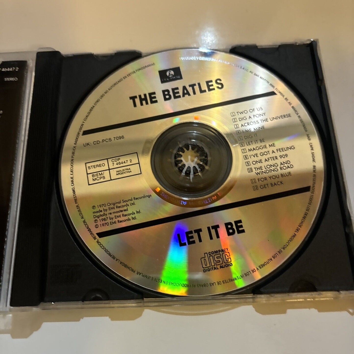 The Beatles - Let It Be (CD, 1987) Parlophone CDP 7 46447 2
