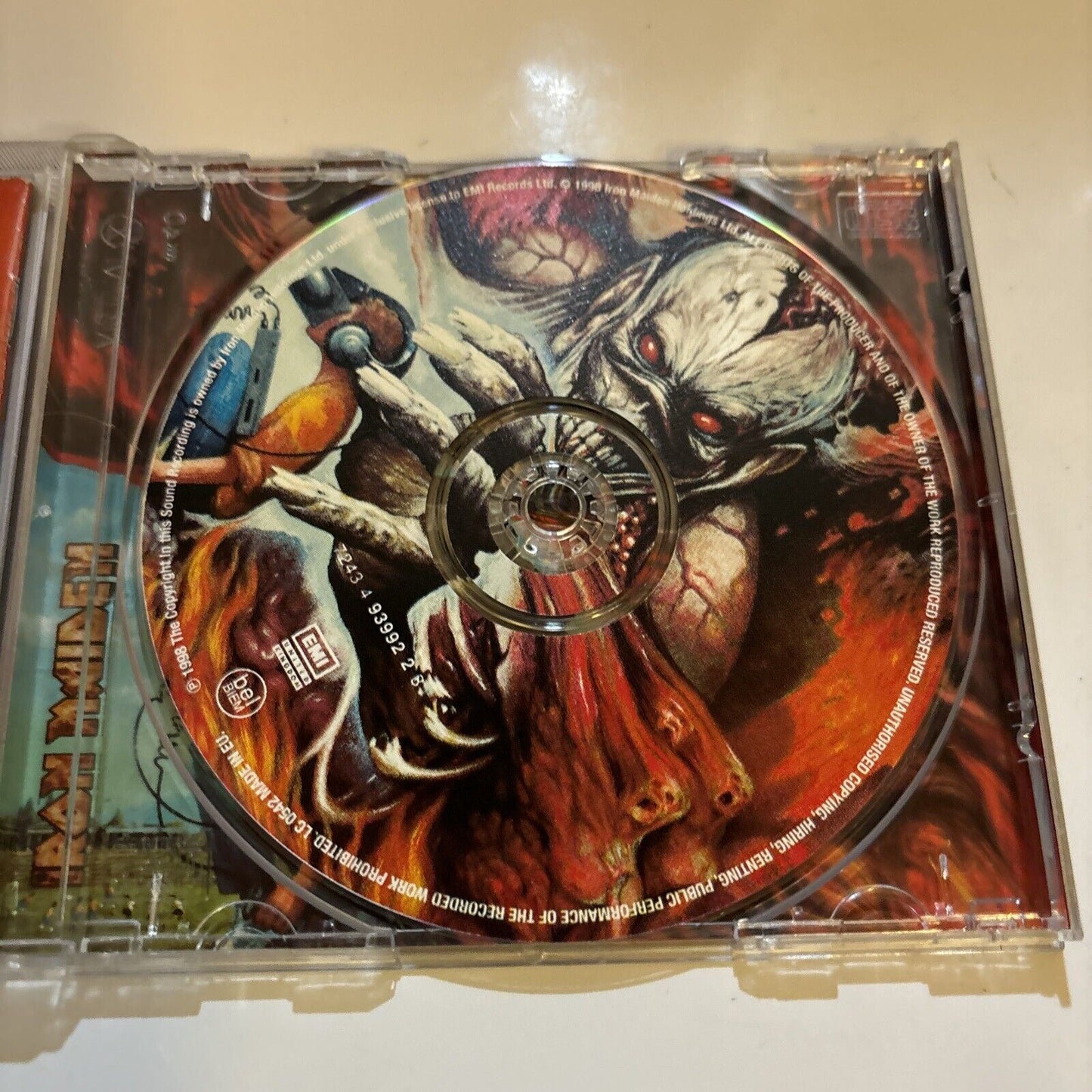 Iron Maiden - Virtual XI (CD, 1998) EMI United Kingdom Lenticular Cover