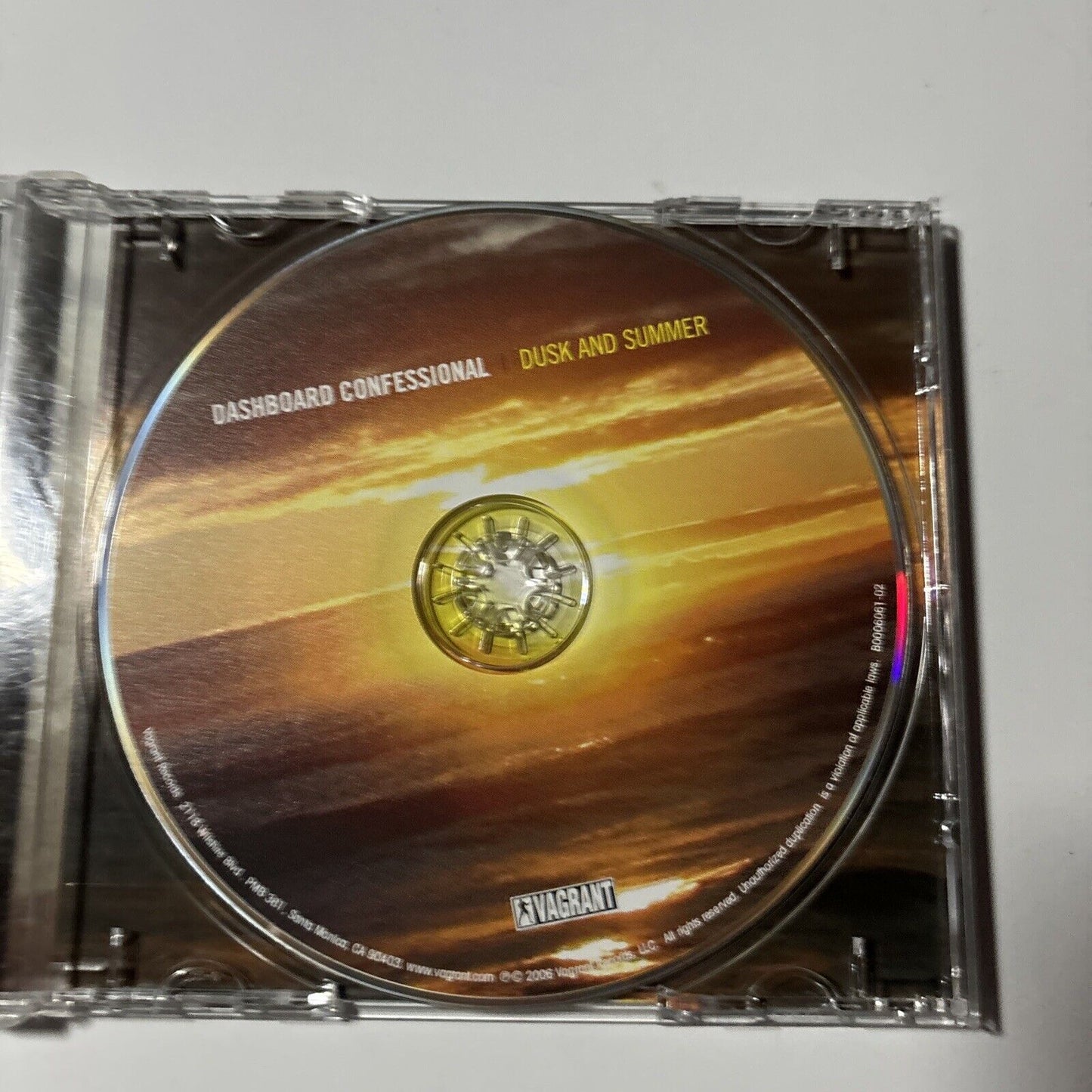 Dashboard Confessional - Dusk And Summer (CD, 2006) USA Vagrant Records