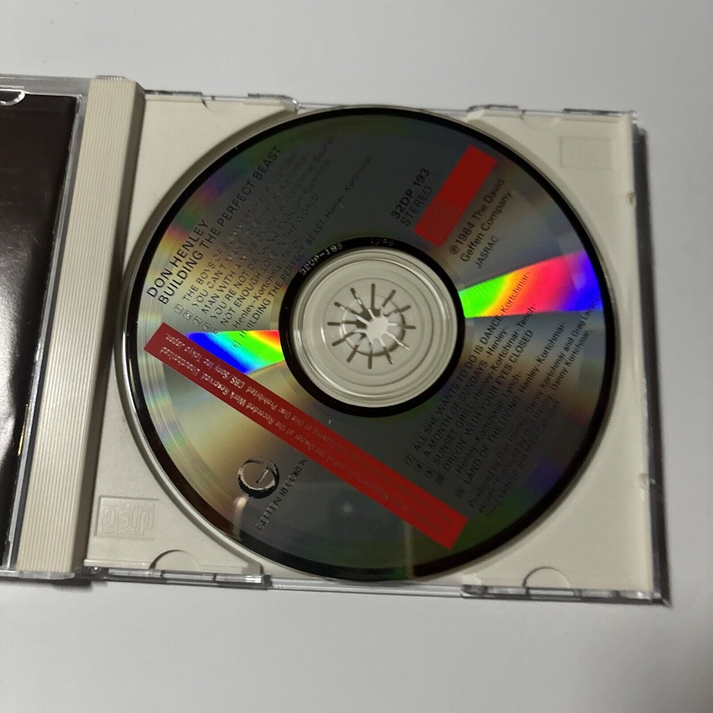 Don Henley - Building The Perfect Beast (CD, 1985) Japan 32dp-193 Geffen Records