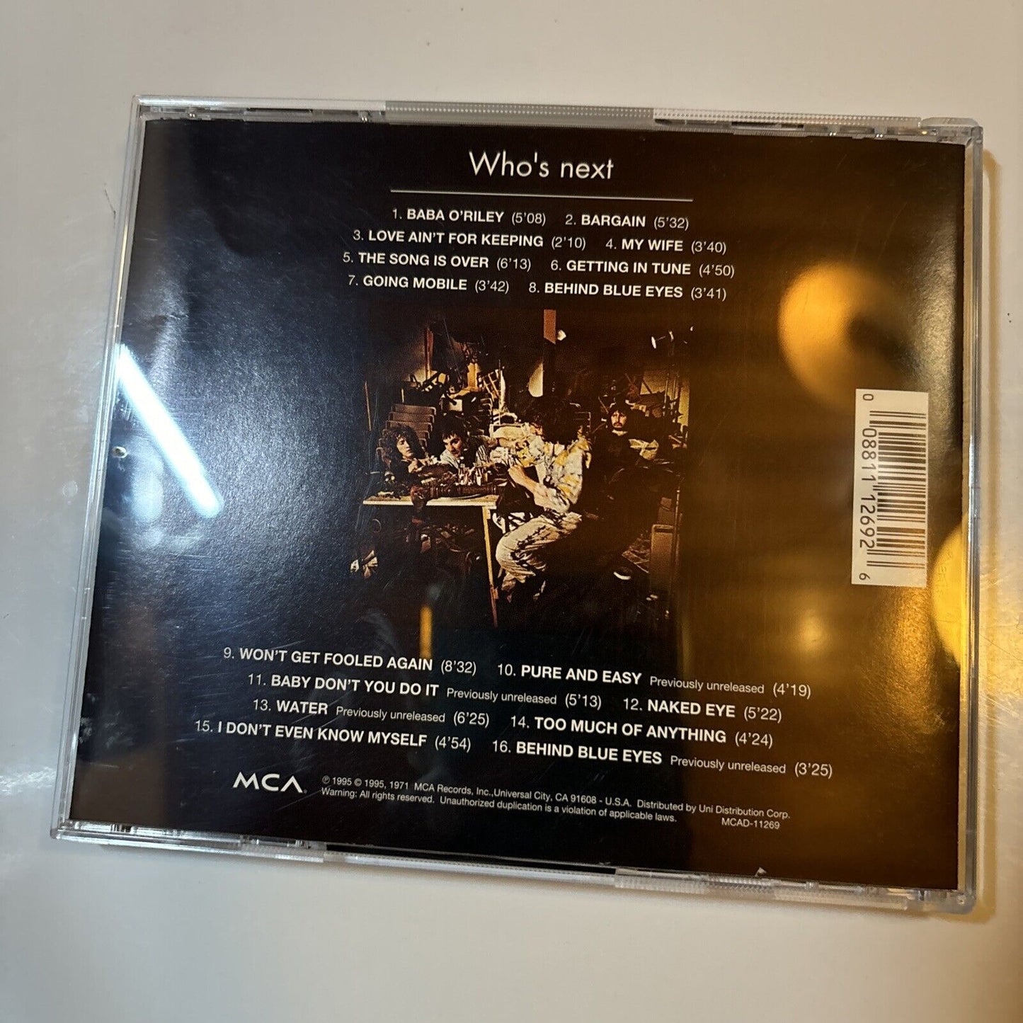 The Who - Who's Next (CD, 1971) MCAD-11269