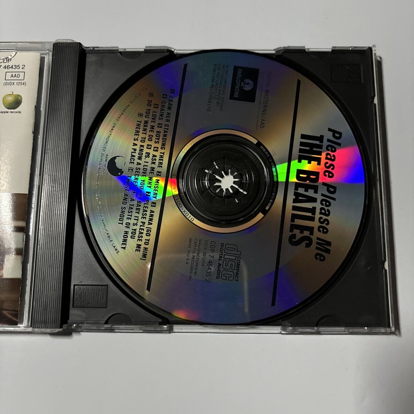 The Beatles - Please Please Me (CD, 1963) Parlophone CDP 7 46435 2