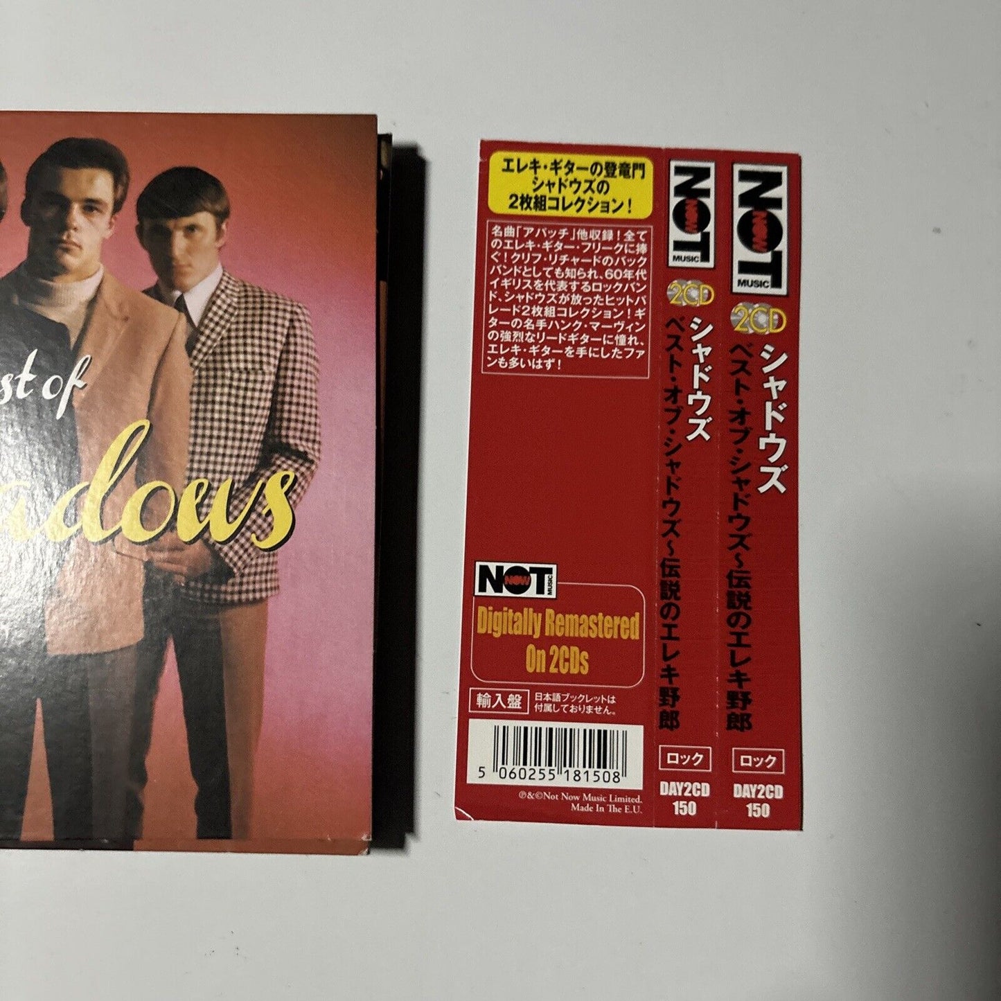 The Shadows - The Best Of The Shadows (CD, 2012) Japan day2cd-150 Obi