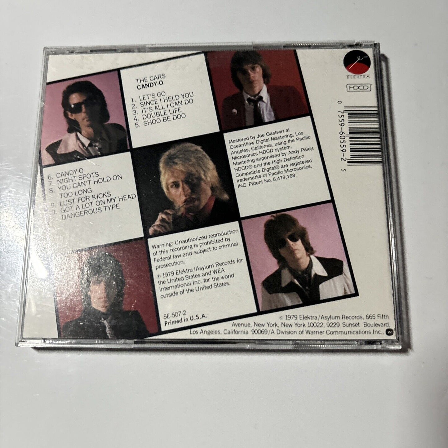 The Cars - Candy-O (CD, 1979) Elektra 497088