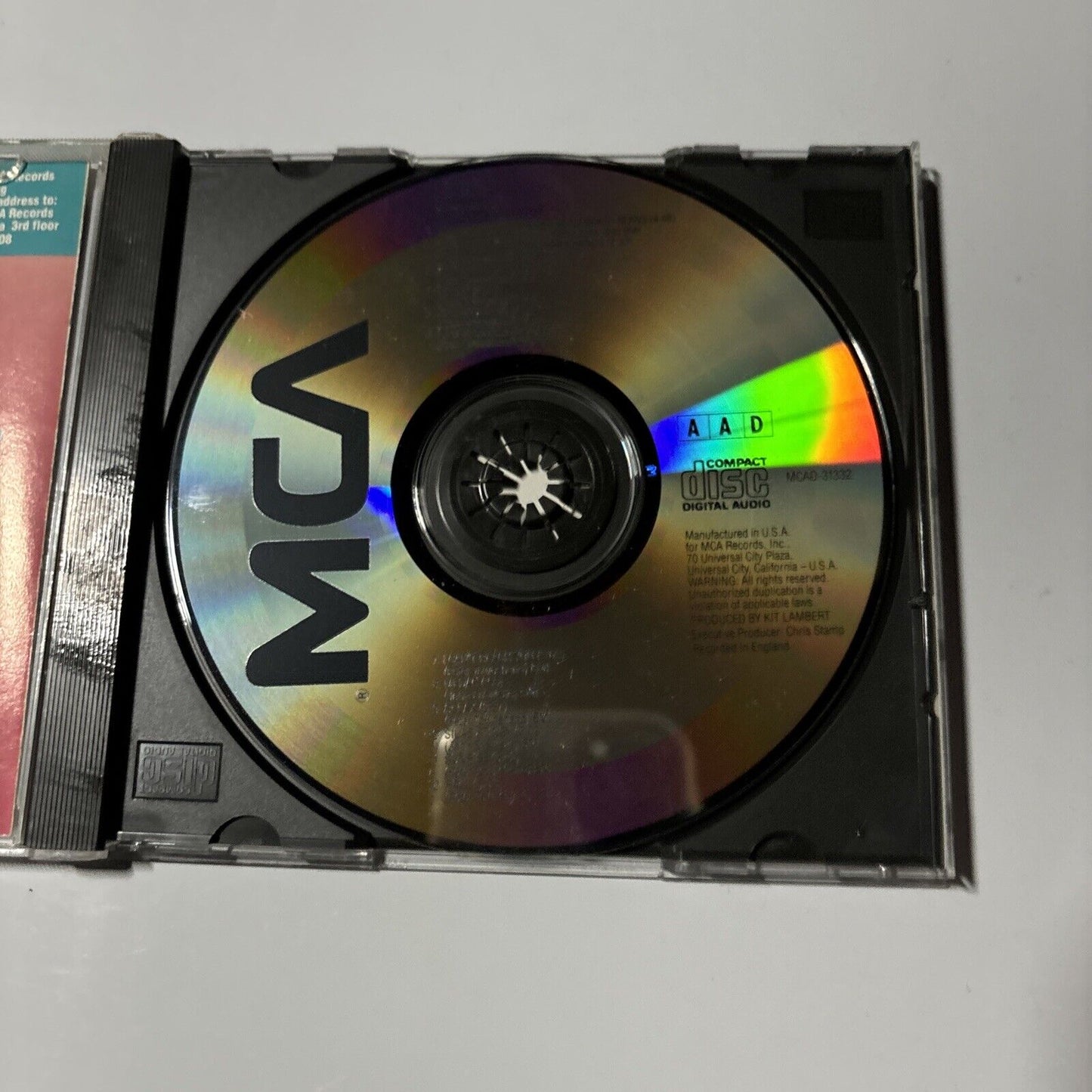 The Who - The Who Sell Out (CD, 1988) MCAD-31332