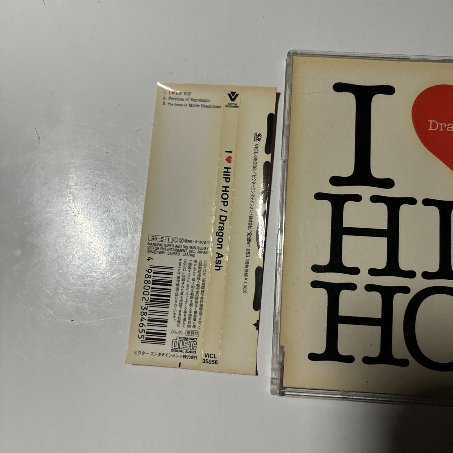 Dragon Ash - i Love Hip Hop (CD, 1999) Japan vicl-35058 Obi