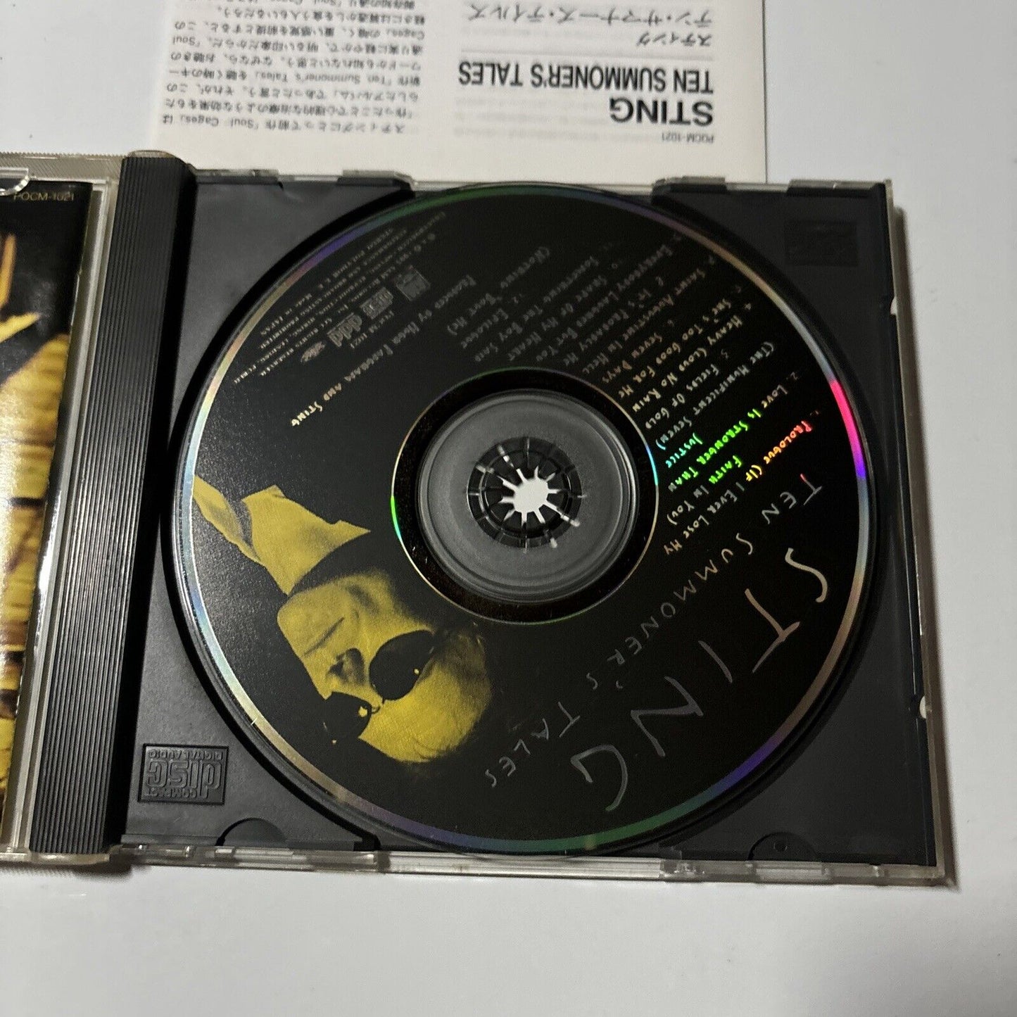 Sting - Ten Summoner's Tales (CD, 1993) Japan POCM-1021 A&M Records