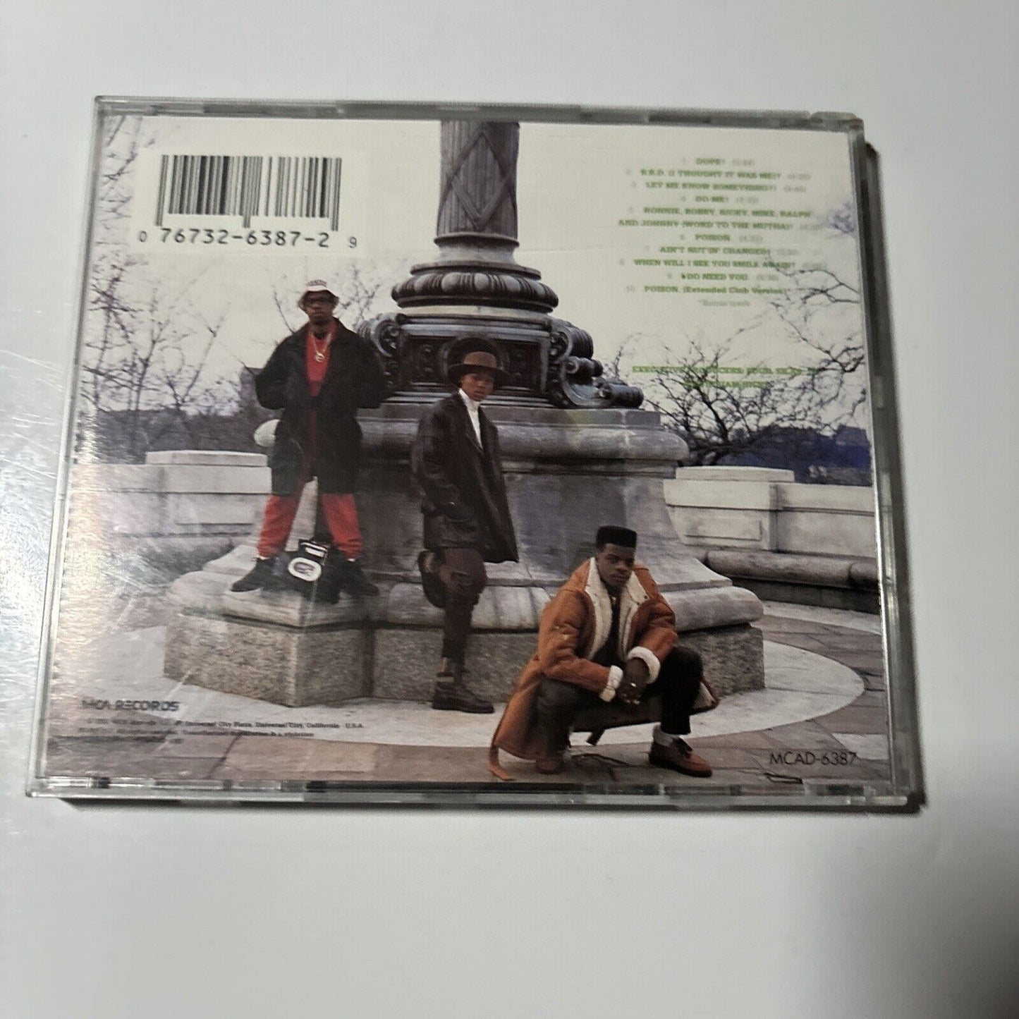 Bell Biv Devoe - Poison (CD, 1990) USA MCA Records mcad-6387