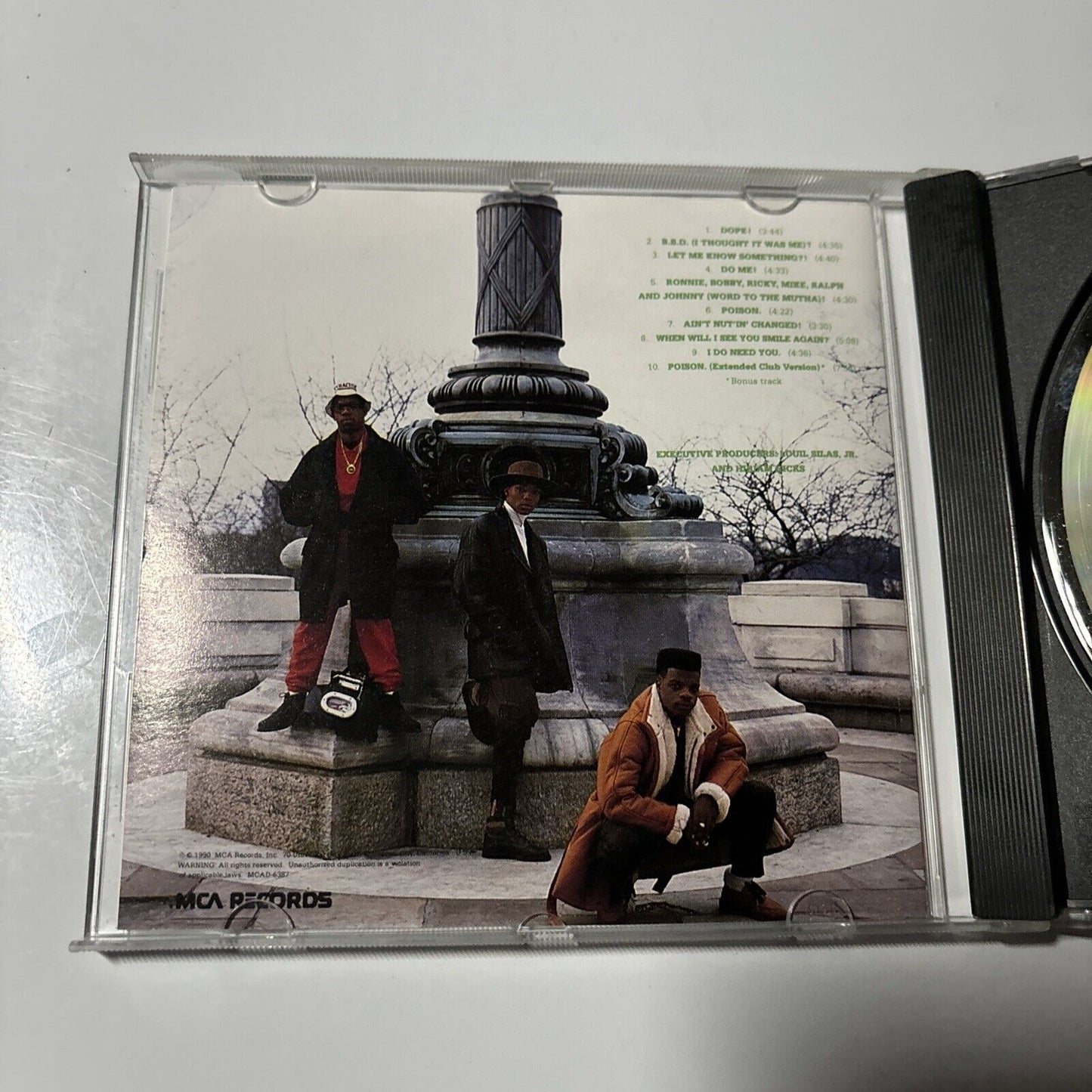 Bell Biv Devoe - Poison (CD, 1990) USA MCA Records mcad-6387