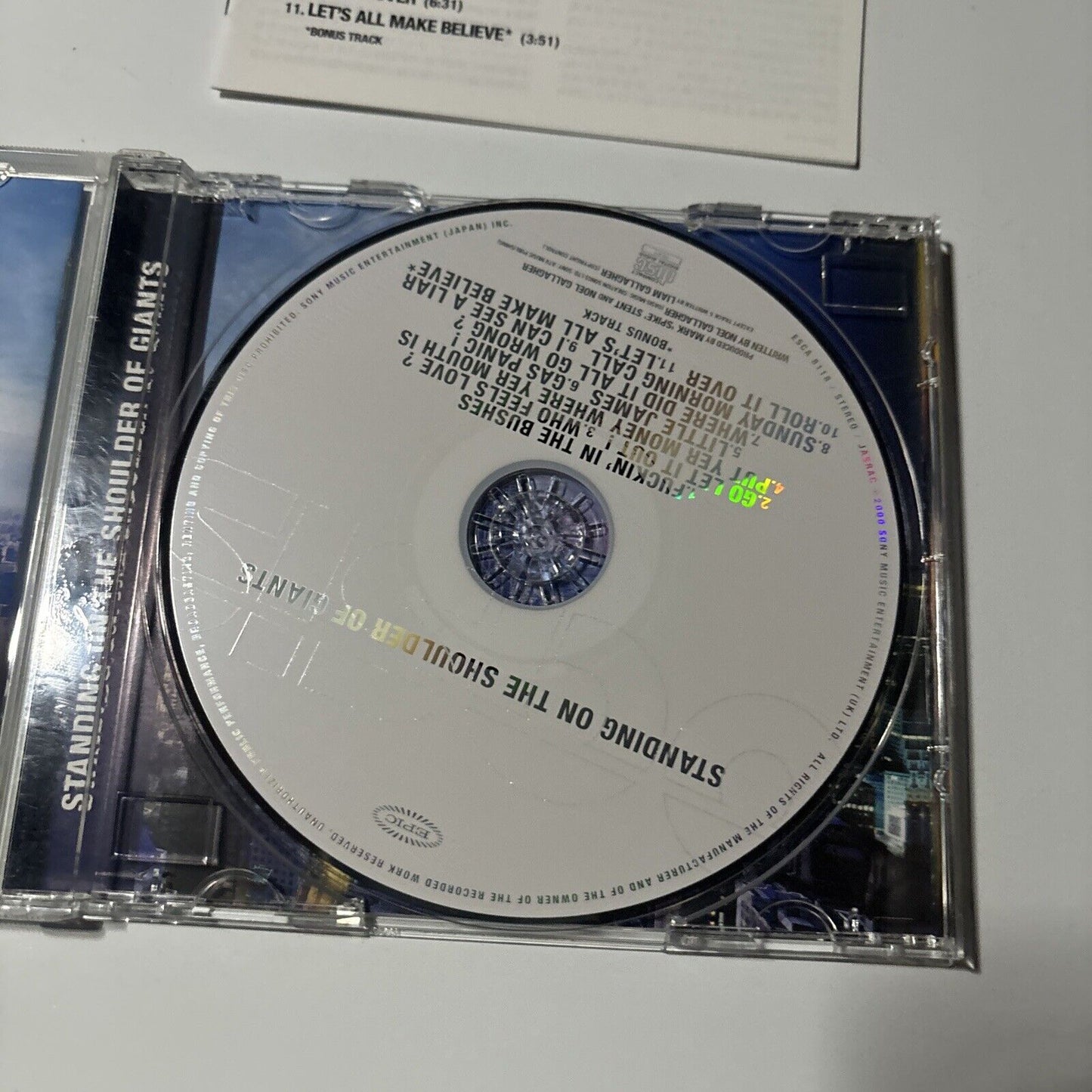 Oasis - Standing On The Shoulder Of Giants (CD, 2000) Japan ESCA-8118