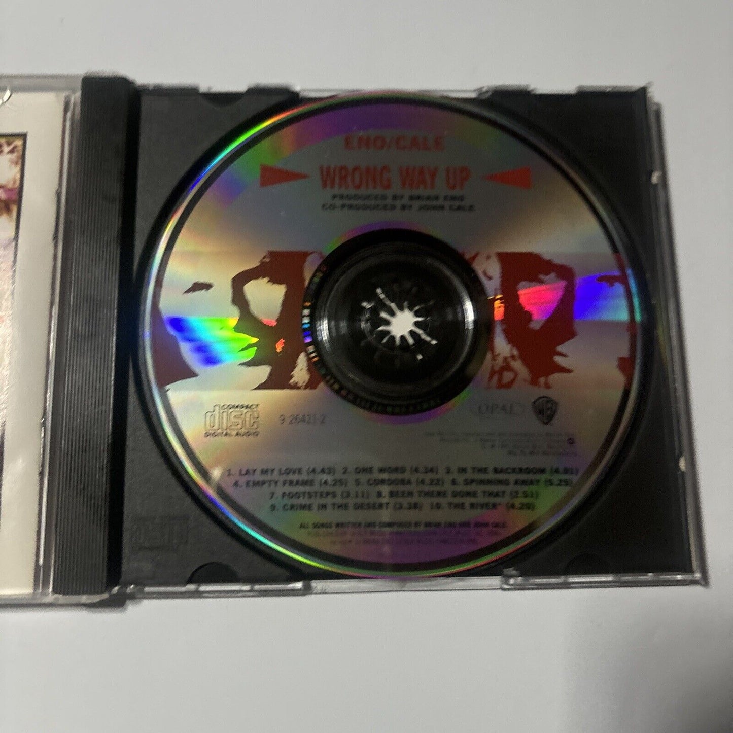 Eno / Cale - Wrong Way Up (CD, 1990) Opal Records & 9 26421-2