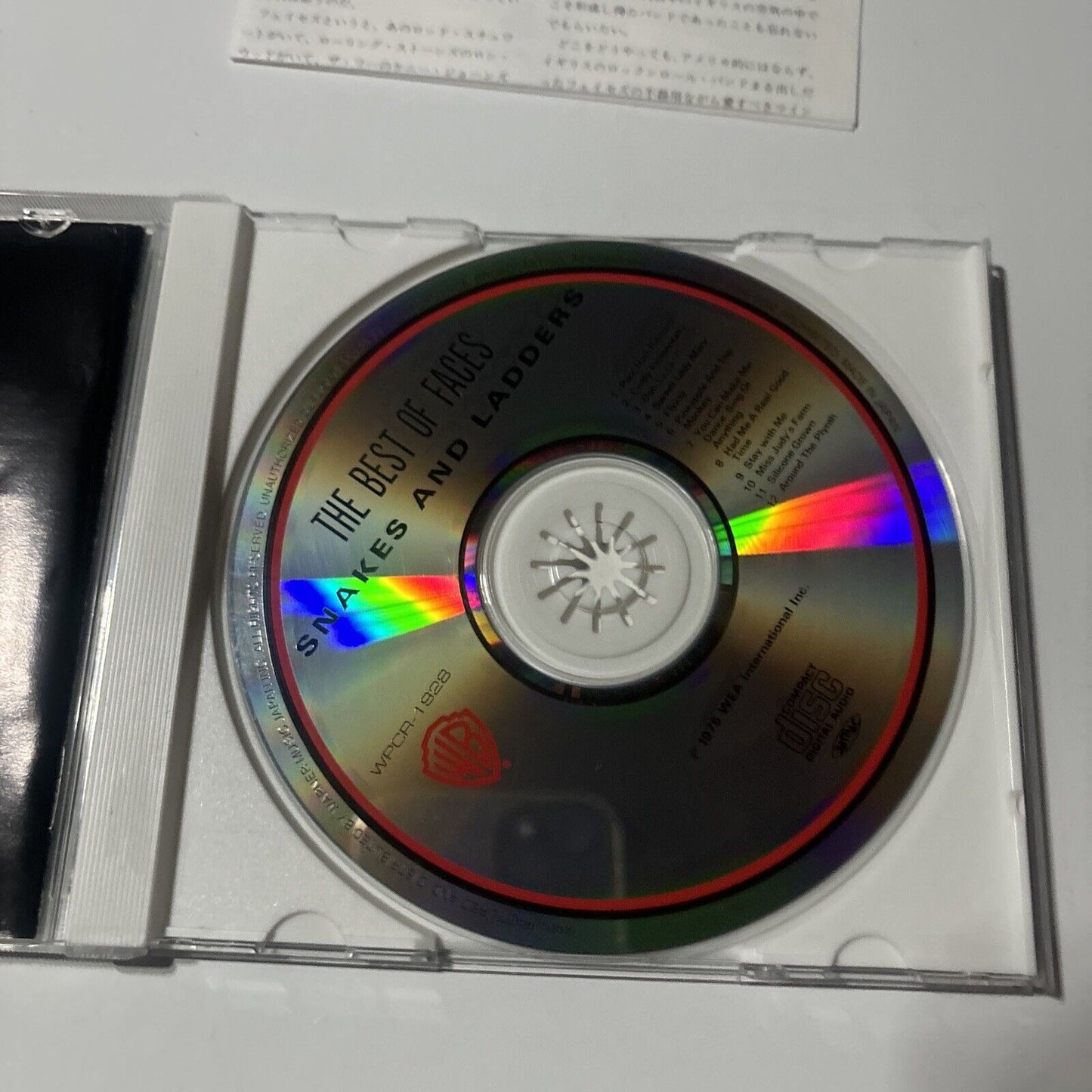 Faces - Snakes And Ladders / The Best Of Faces (CD, 1998) Japan wpcr-1928