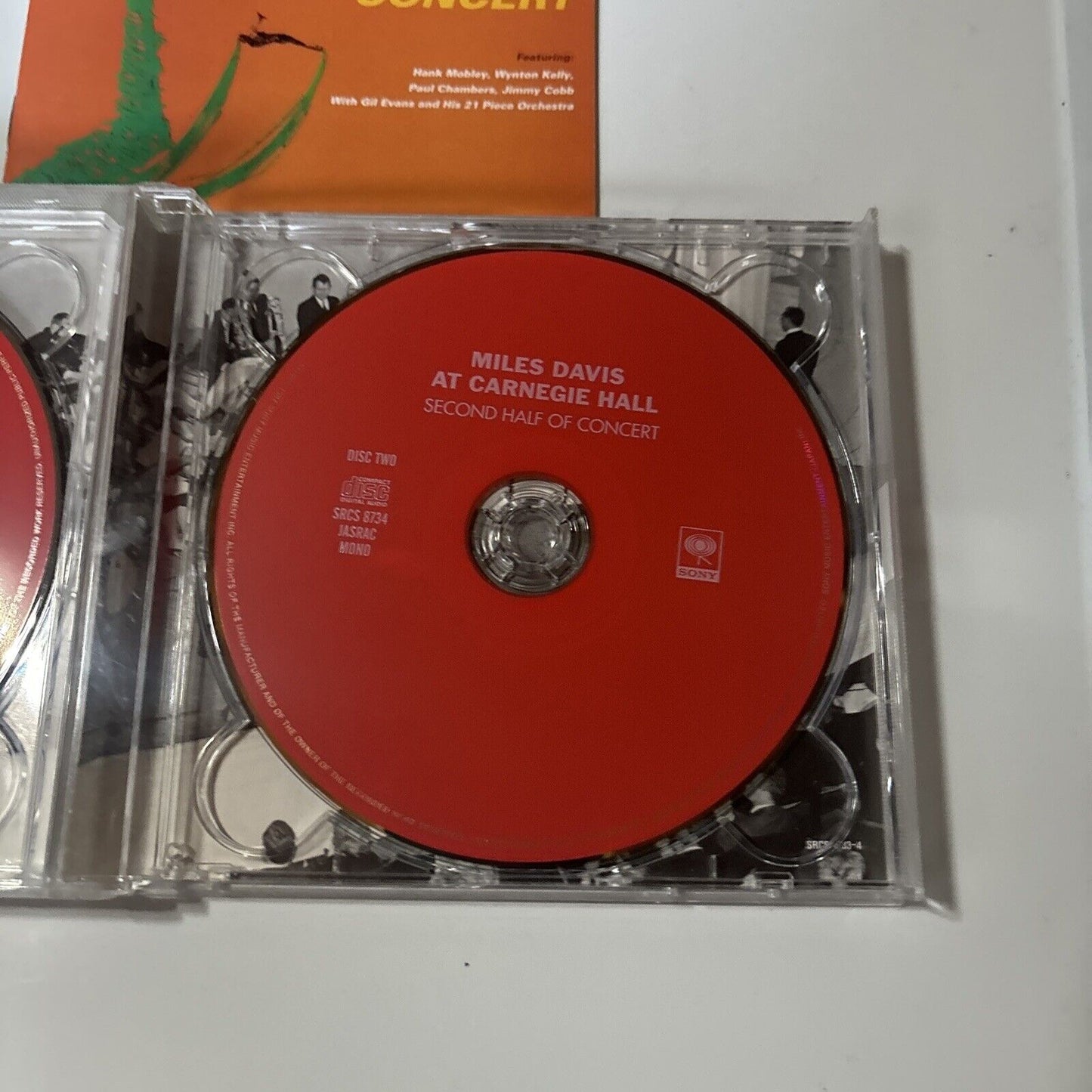 Miles Davis At Carnegie Hall - The Complete Concert (CD, 1998) Japan SRCs-8733-4