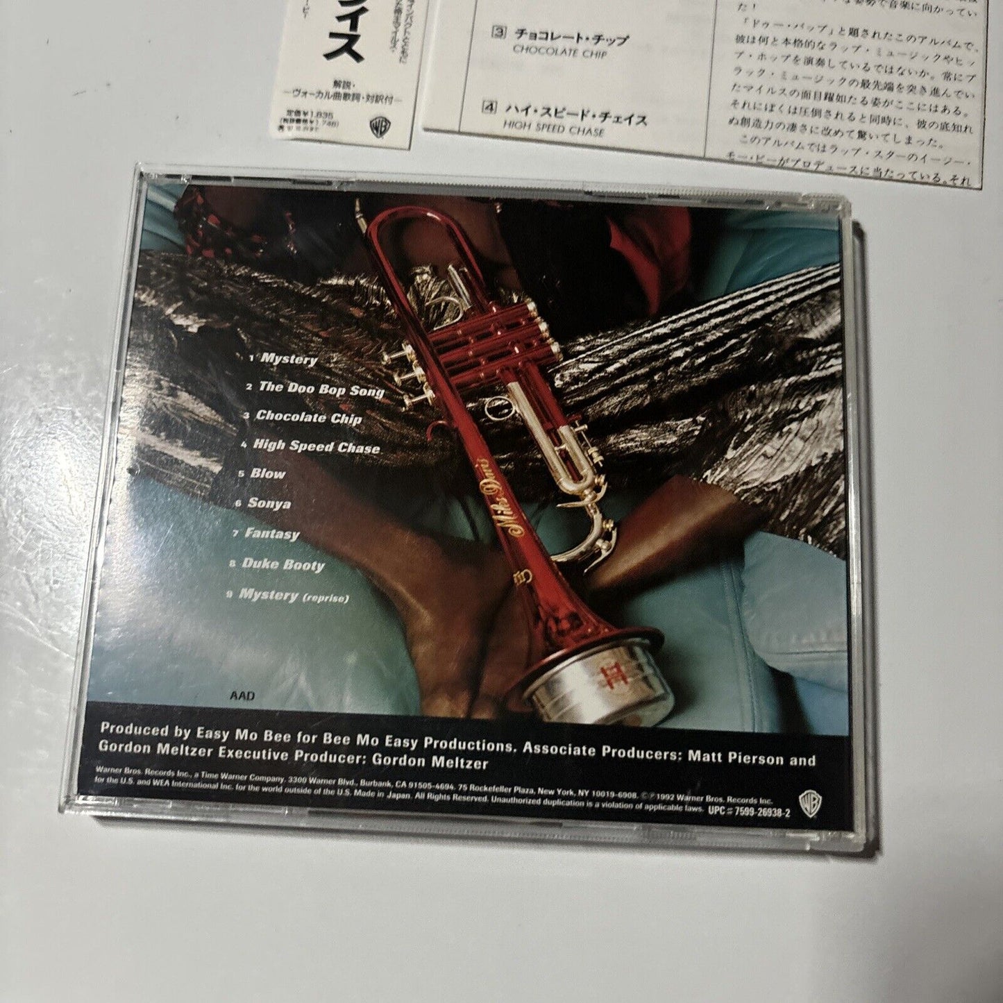 Miles Davis - Doo-Bop (CD, 1995) Japan wpcr-503
