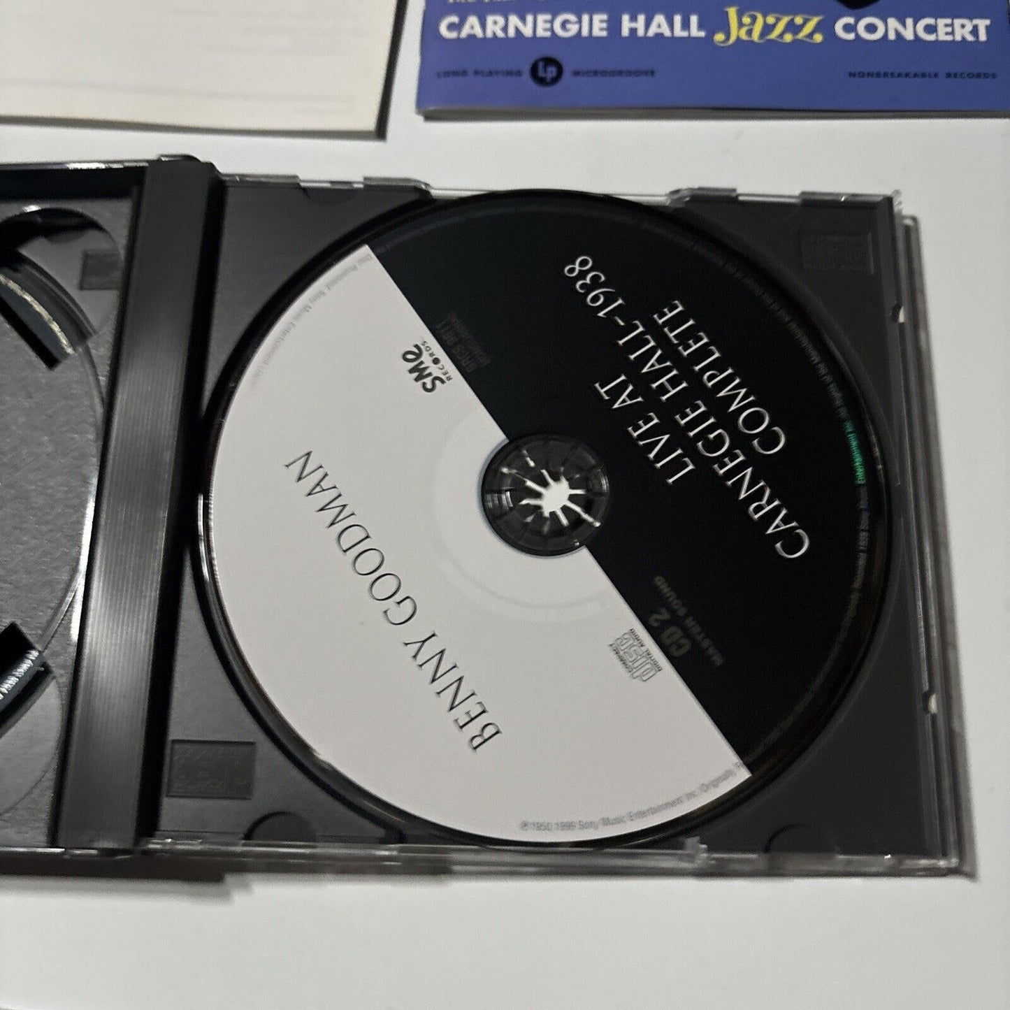 Benny Goodman - The Famous 1938 Carnegie Hall Jazz Concert (CD, 2001) SRCS 9610