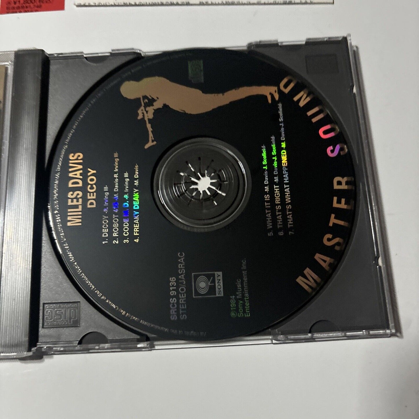 Miles Davis - Decoy (CD, 1996) Japan SRCS 9136