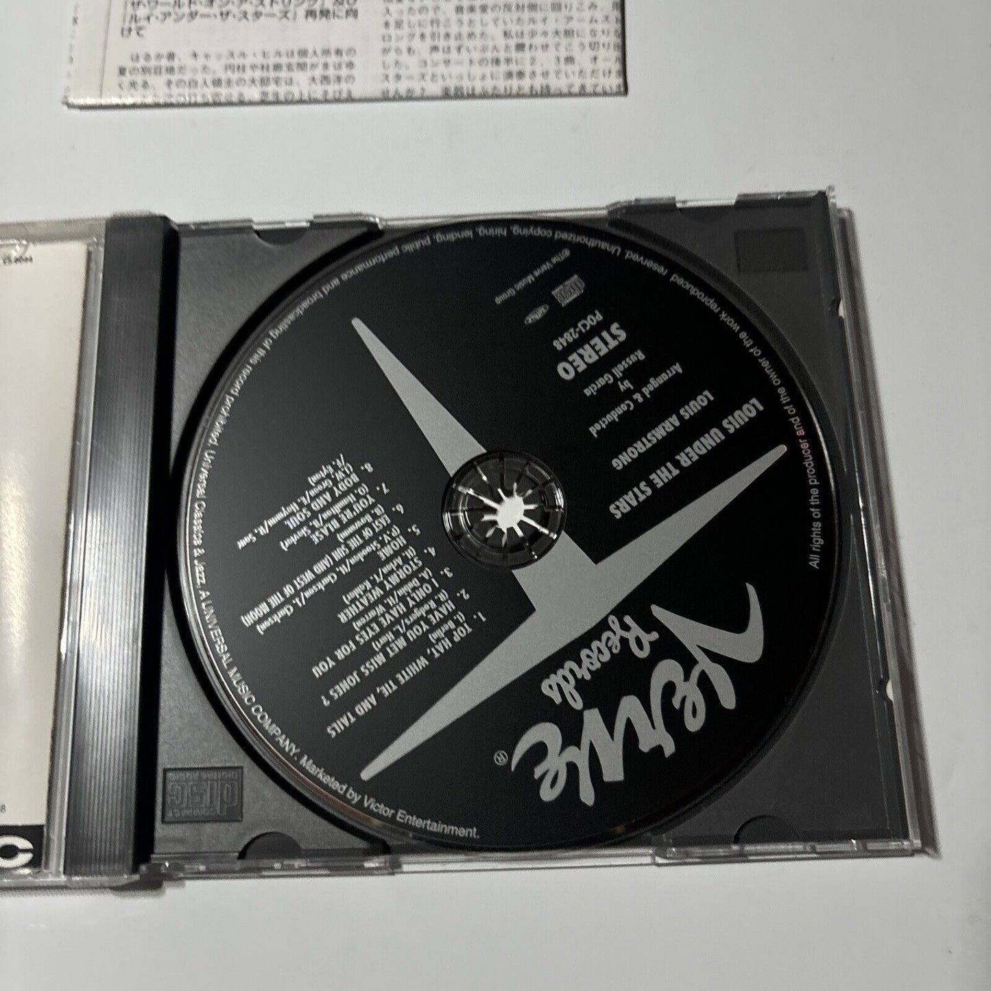 Louis Armstrong - Under The Stars (CD, 2017) Japan POCJ-2848