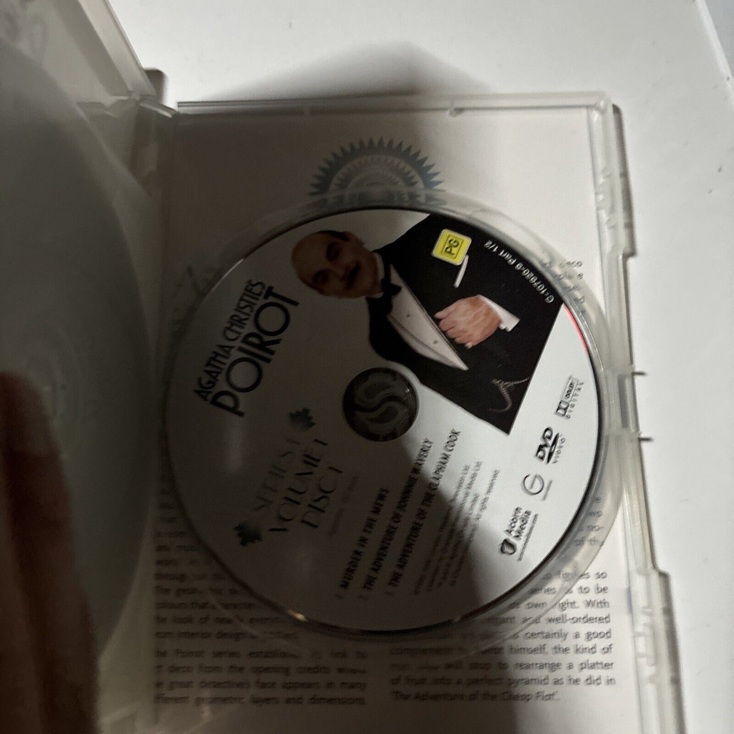 Agatha Christie Poirot : Series 1 (DVD, 1990, 4-Disc) David Suchet All Regions