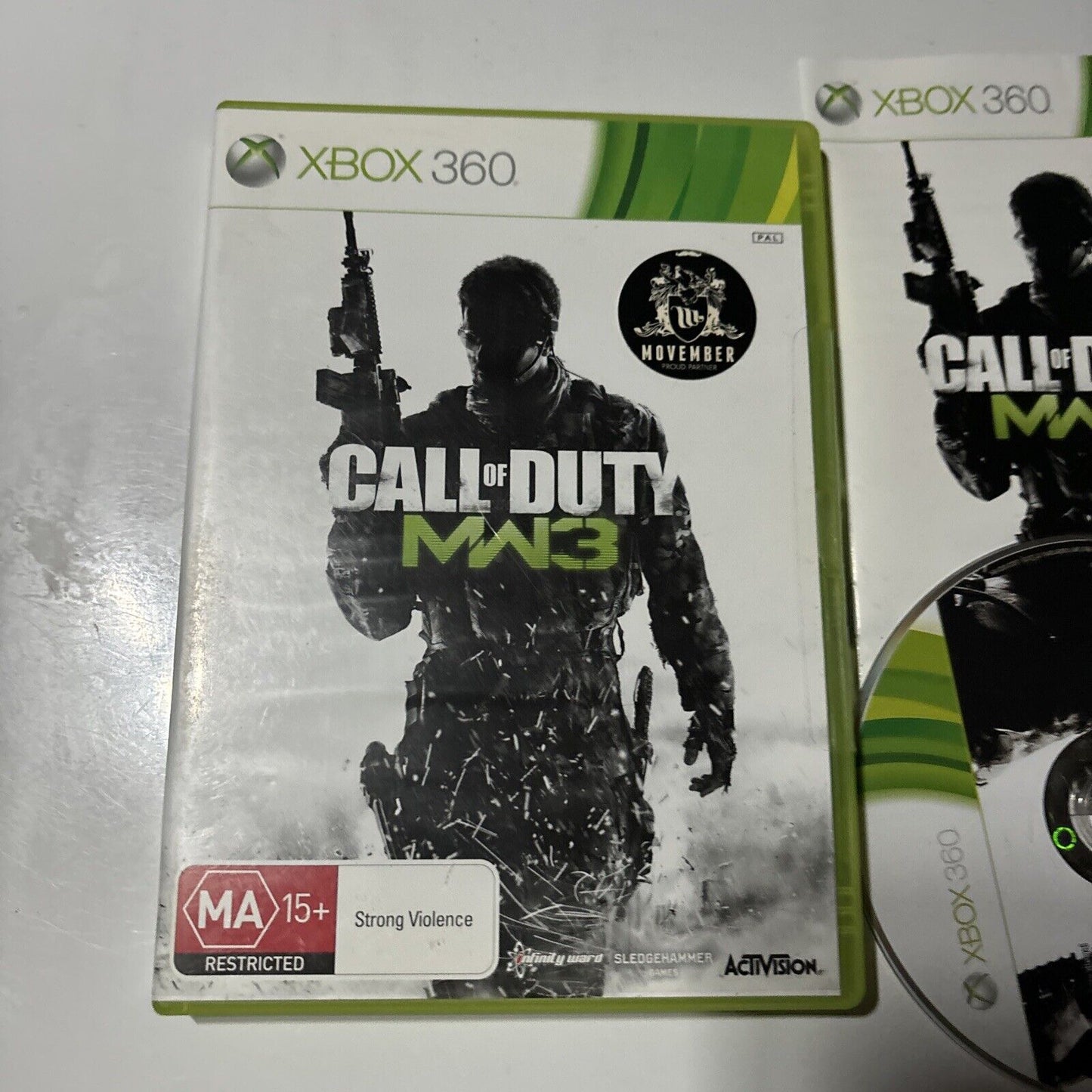 Call Of Duty MW3 Modern Warfare 3 Xbox 360 PAL With Manual